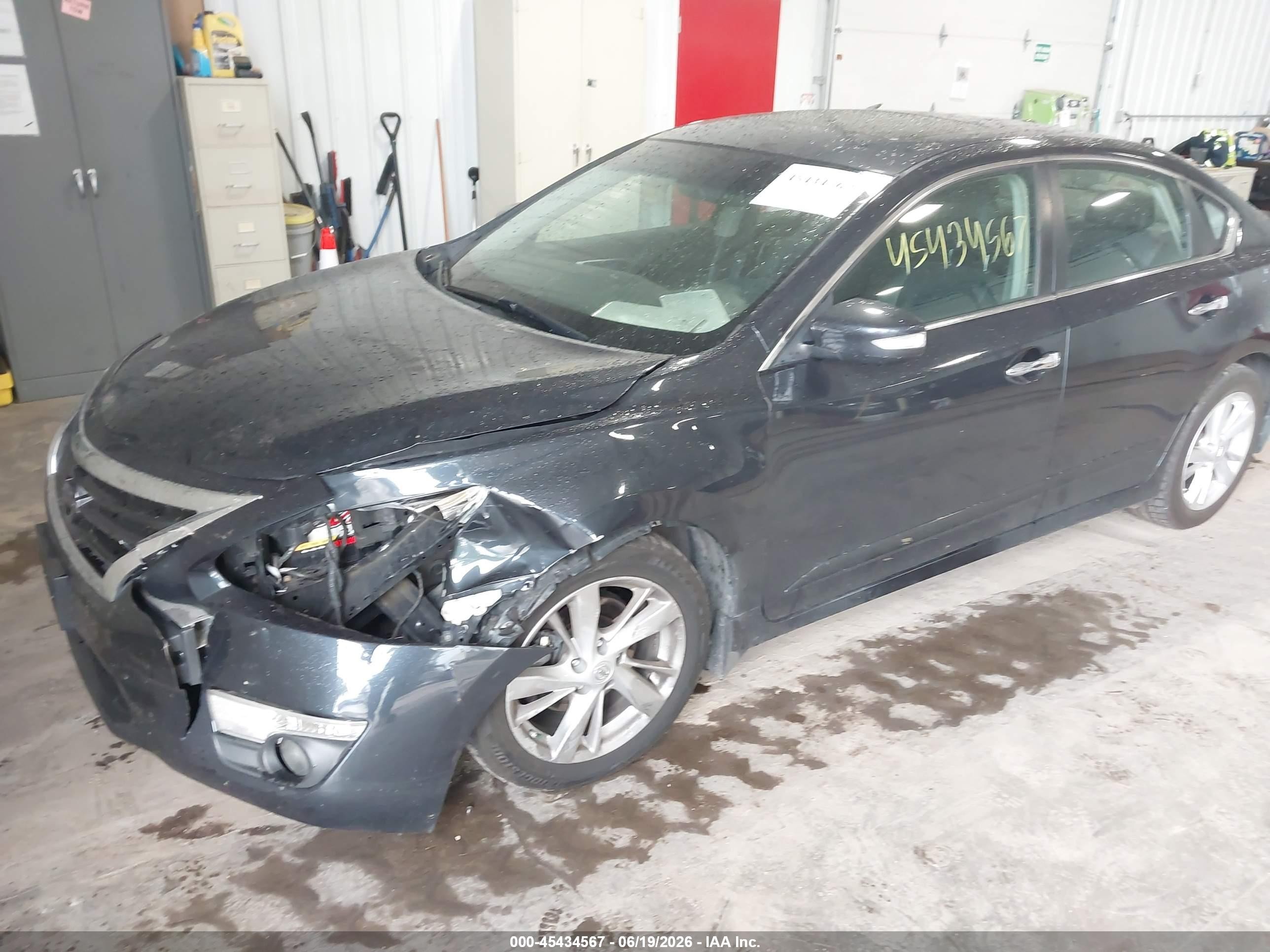 2013 Nissan Altima 2.5 Sl Black vin: 1N4AL3AP9DN555620