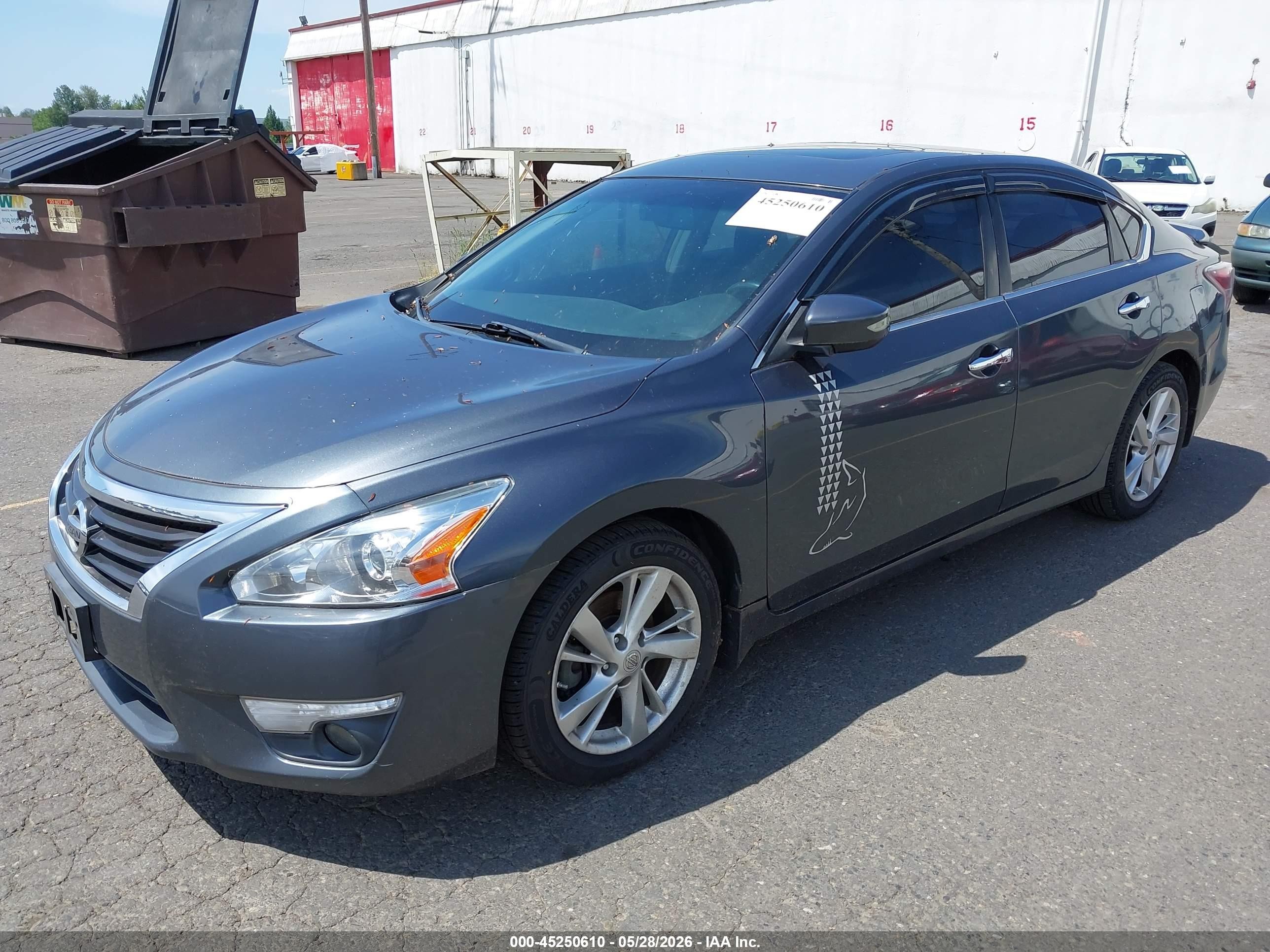 2013 Nissan Altima 2.5 Sv Серый vin: 1N4AL3AP9DN561661