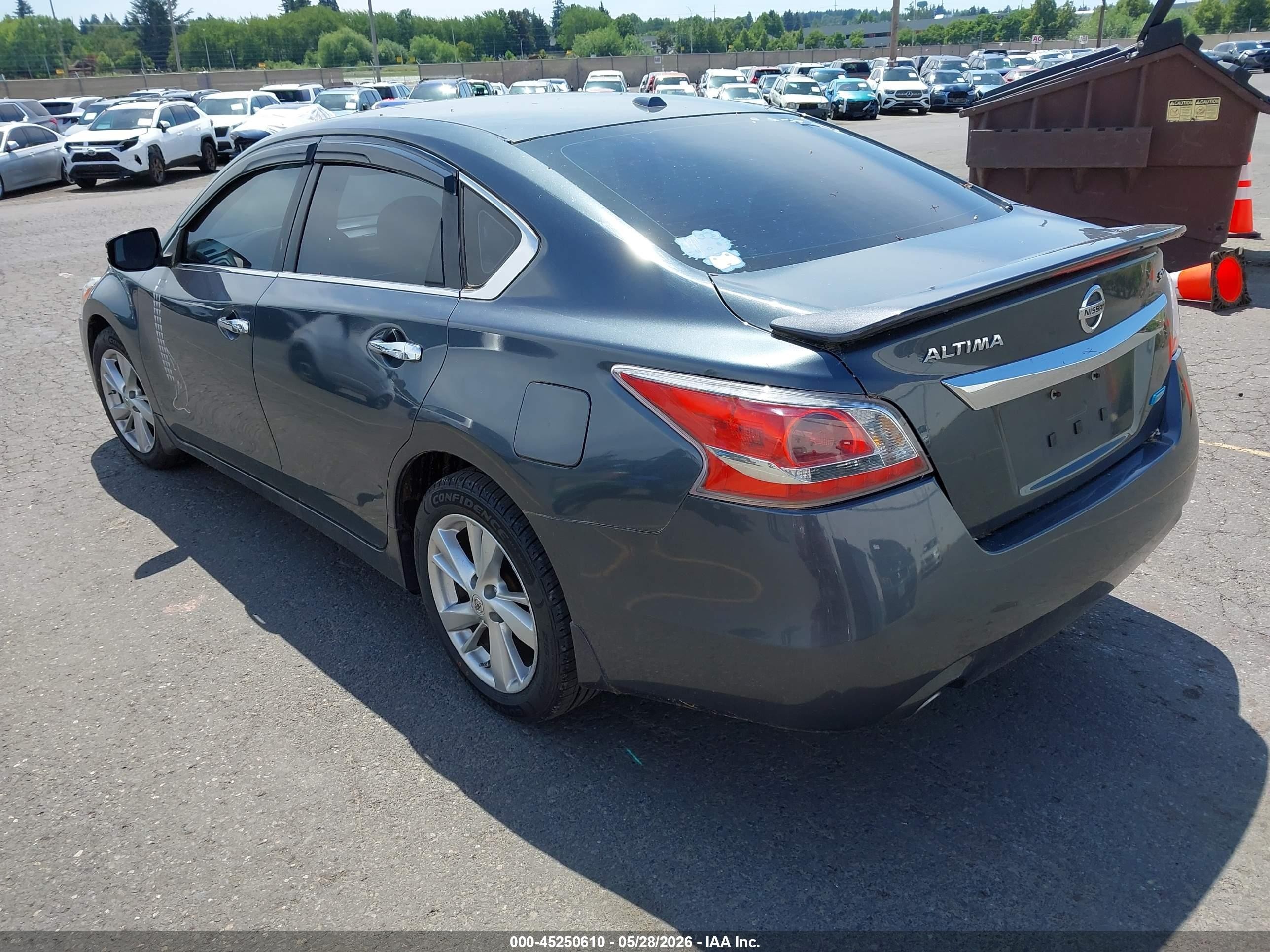 2013 Nissan Altima 2.5 Sv Серый vin: 1N4AL3AP9DN561661