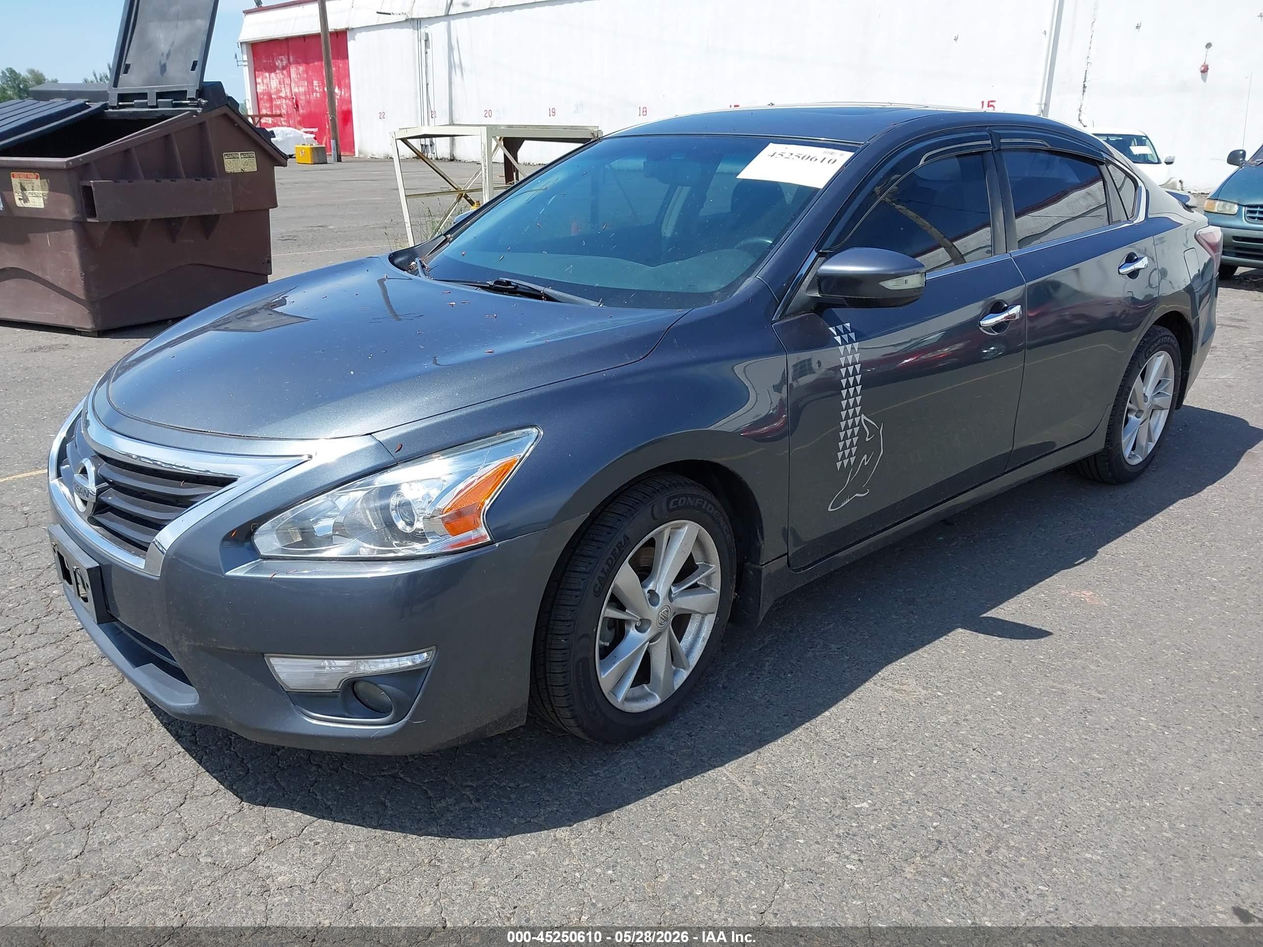 2013 Nissan Altima 2.5 Sv Серый vin: 1N4AL3AP9DN561661