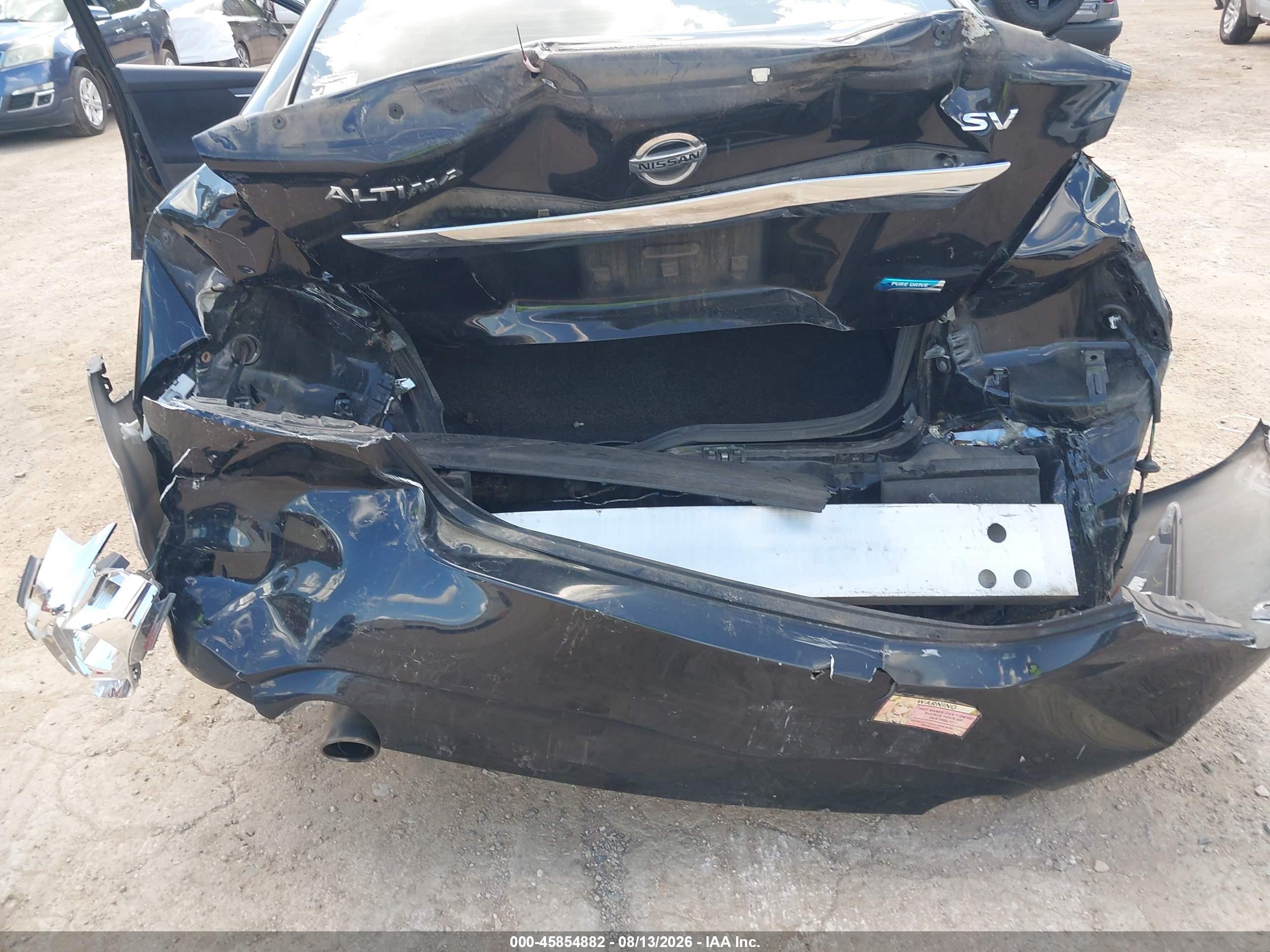 2013 Nissan Altima 2.5 Sv Black vin: 1N4AL3AP9DN562146