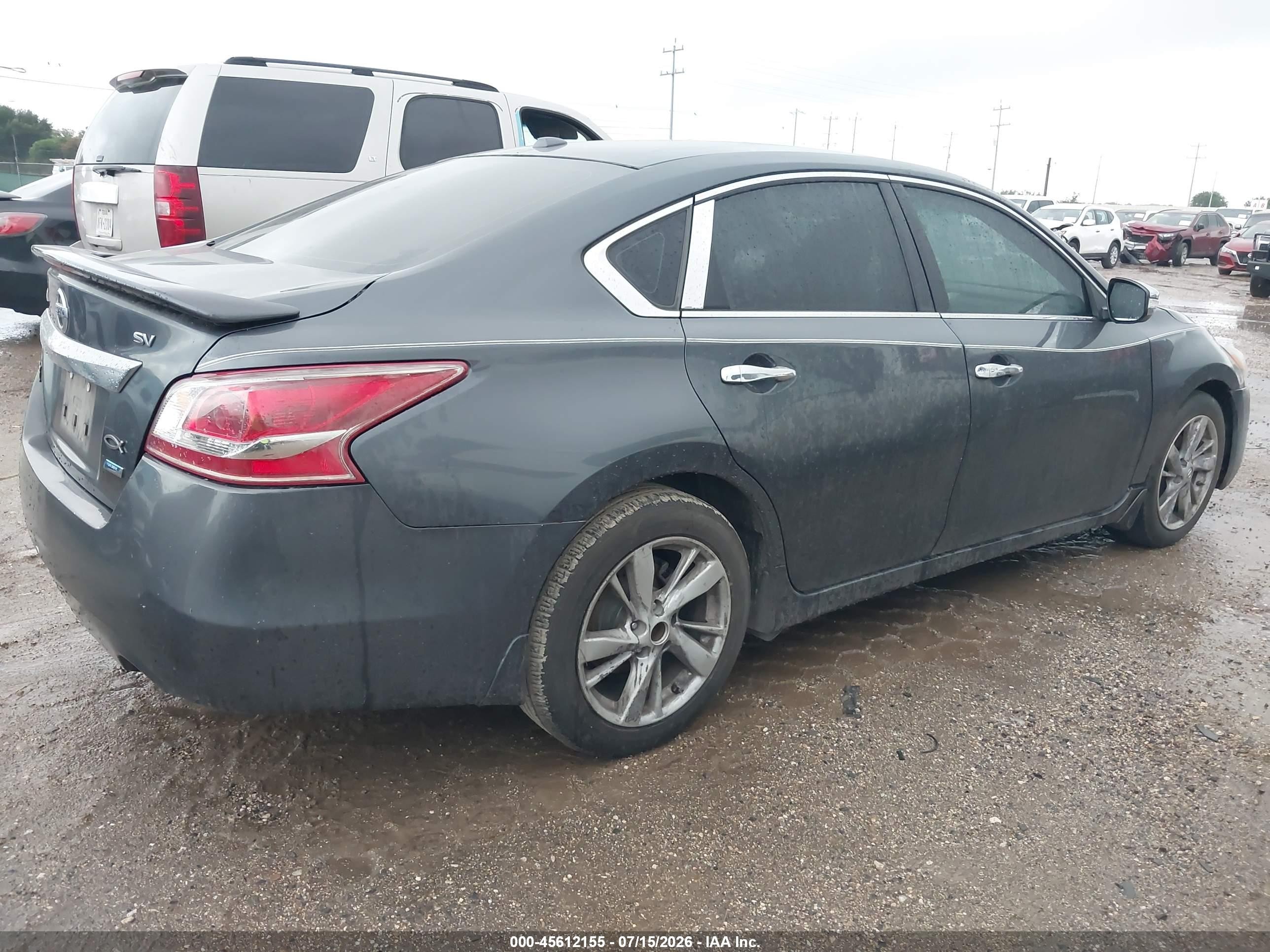 2013 Nissan Altima 2.5 Sv Серый vin: 1N4AL3AP9DN565192