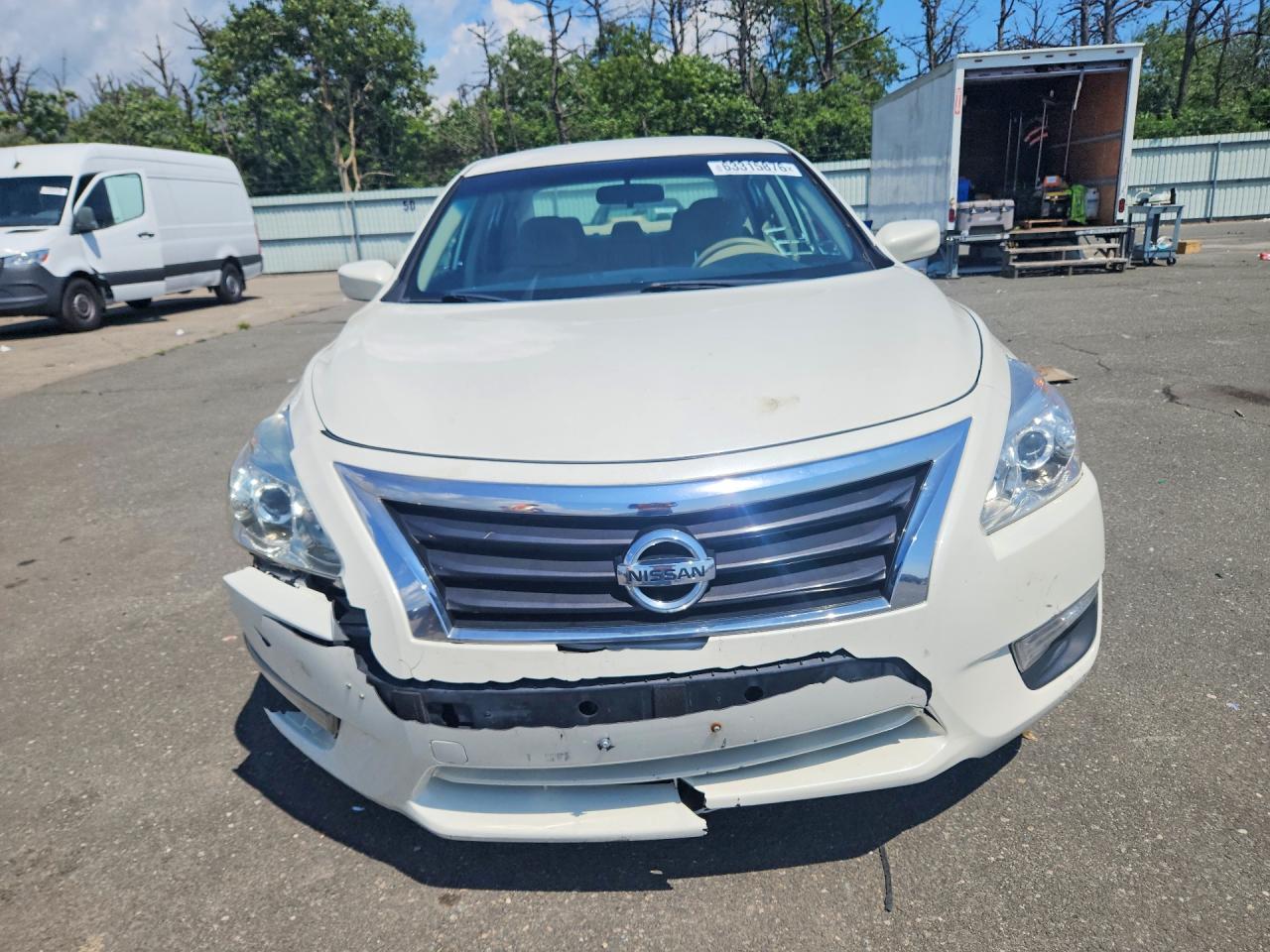 2014 Nissan Altima 2.5 White vin: 1N4AL3AP9EC114423