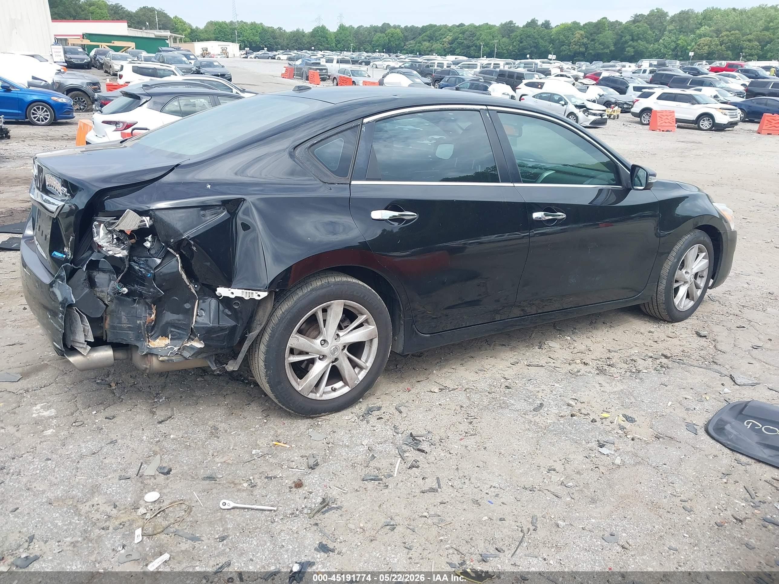 2014 Nissan Altima 2.5 Sl Black vin: 1N4AL3AP9EC115992