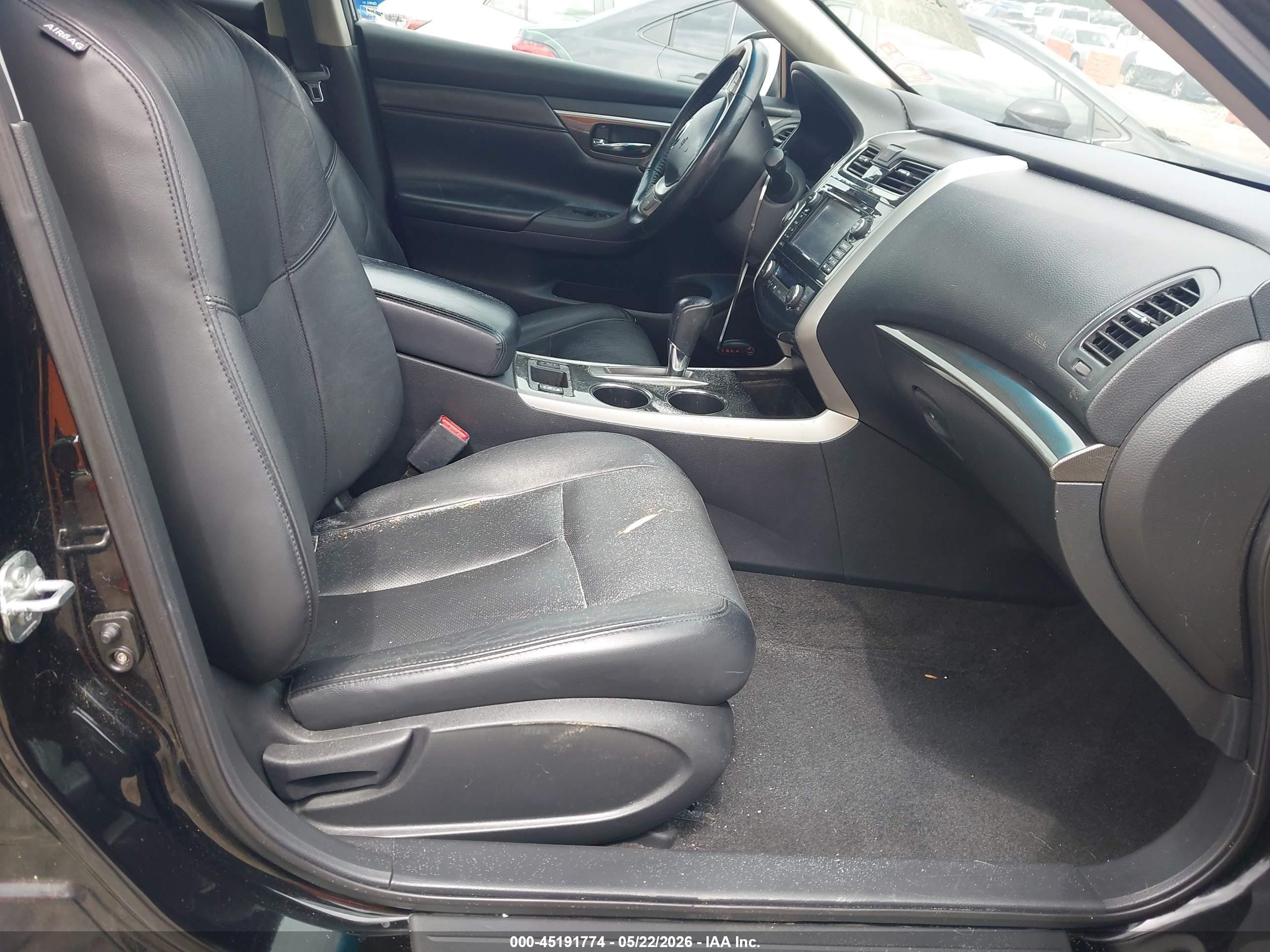 2014 Nissan Altima 2.5 Sl Black vin: 1N4AL3AP9EC115992