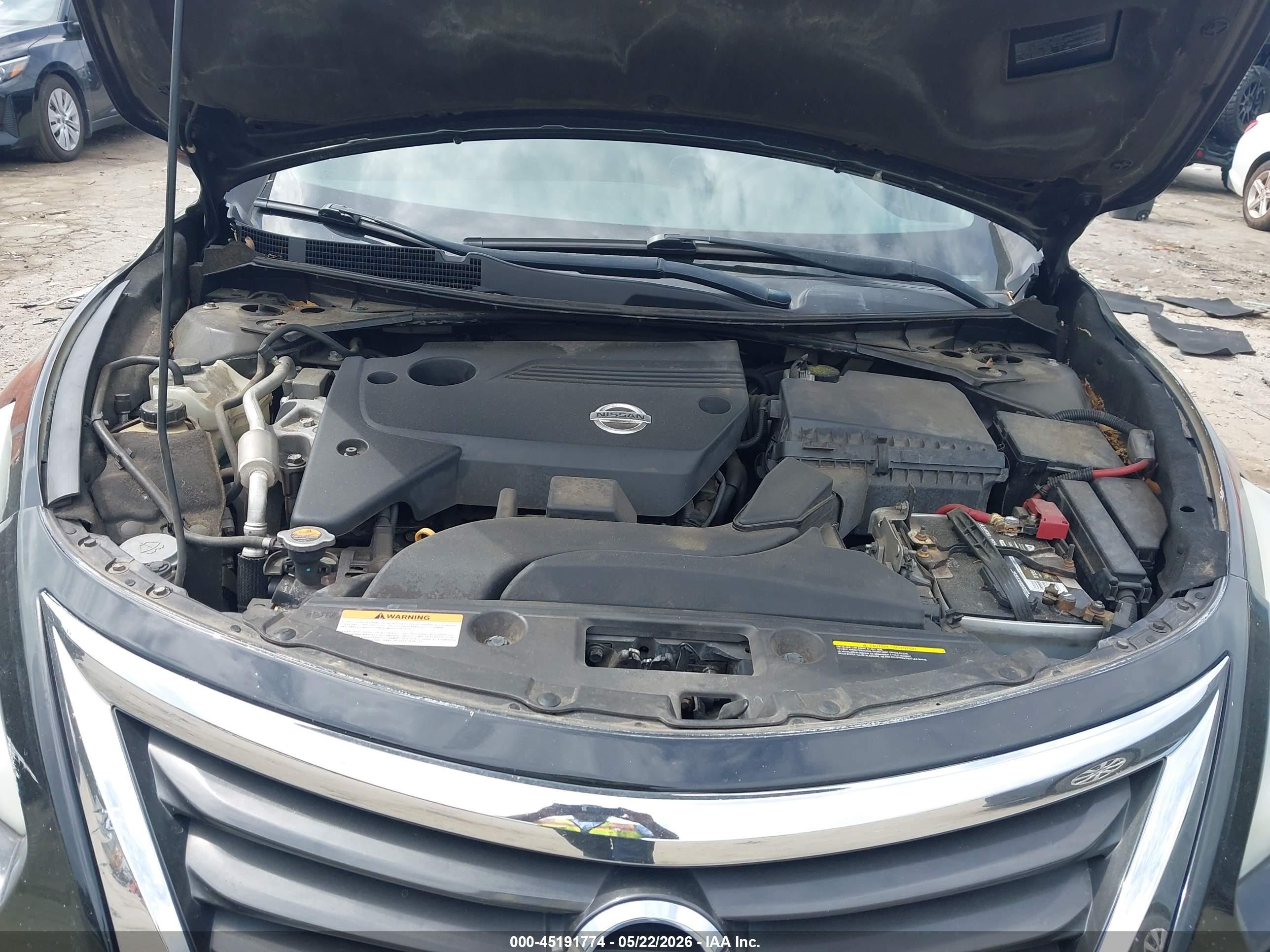 2014 Nissan Altima 2.5 Sl Black vin: 1N4AL3AP9EC115992