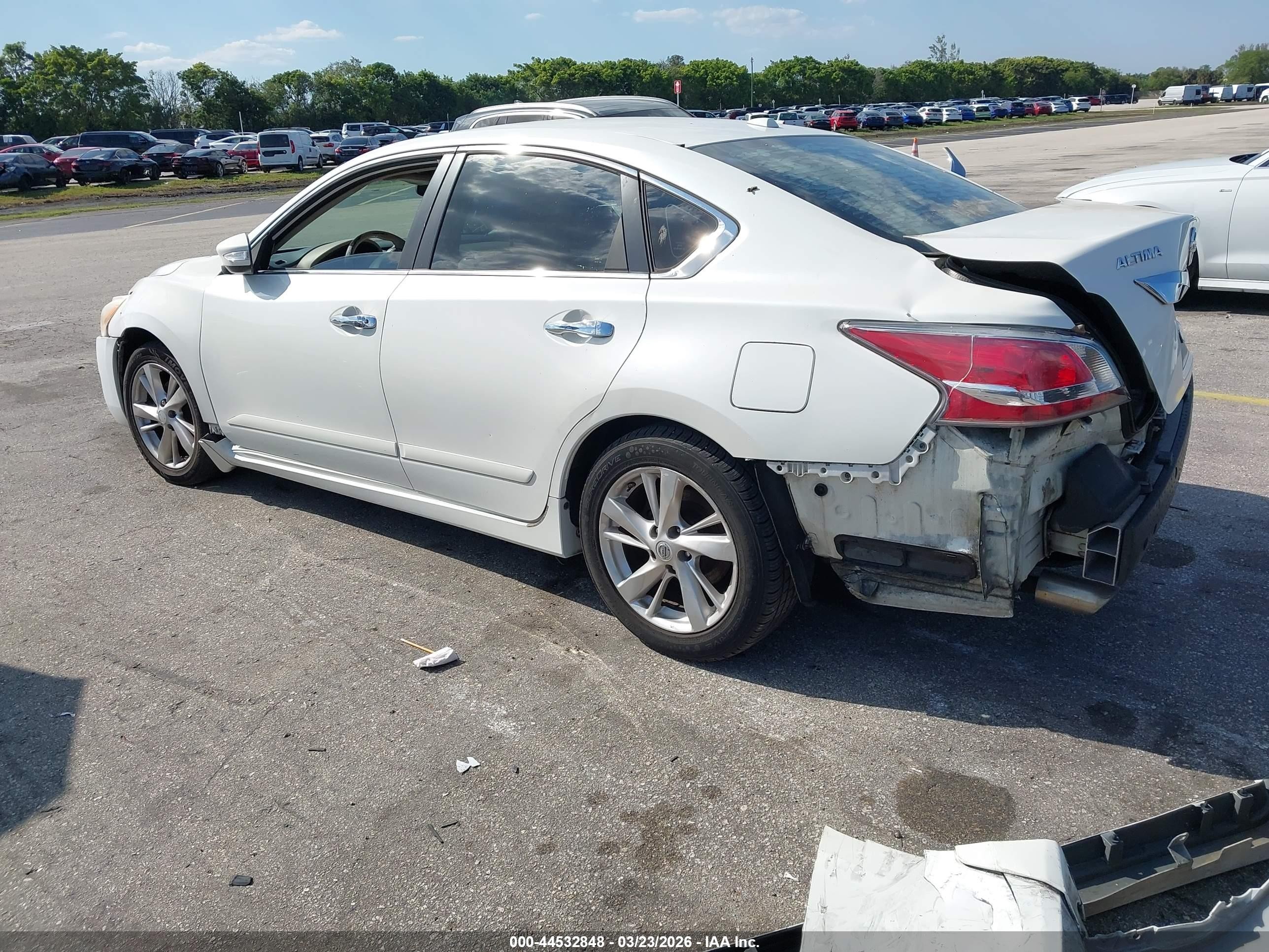 2014 Nissan Altima 2.5 Sl White vin: 1N4AL3AP9EC123705