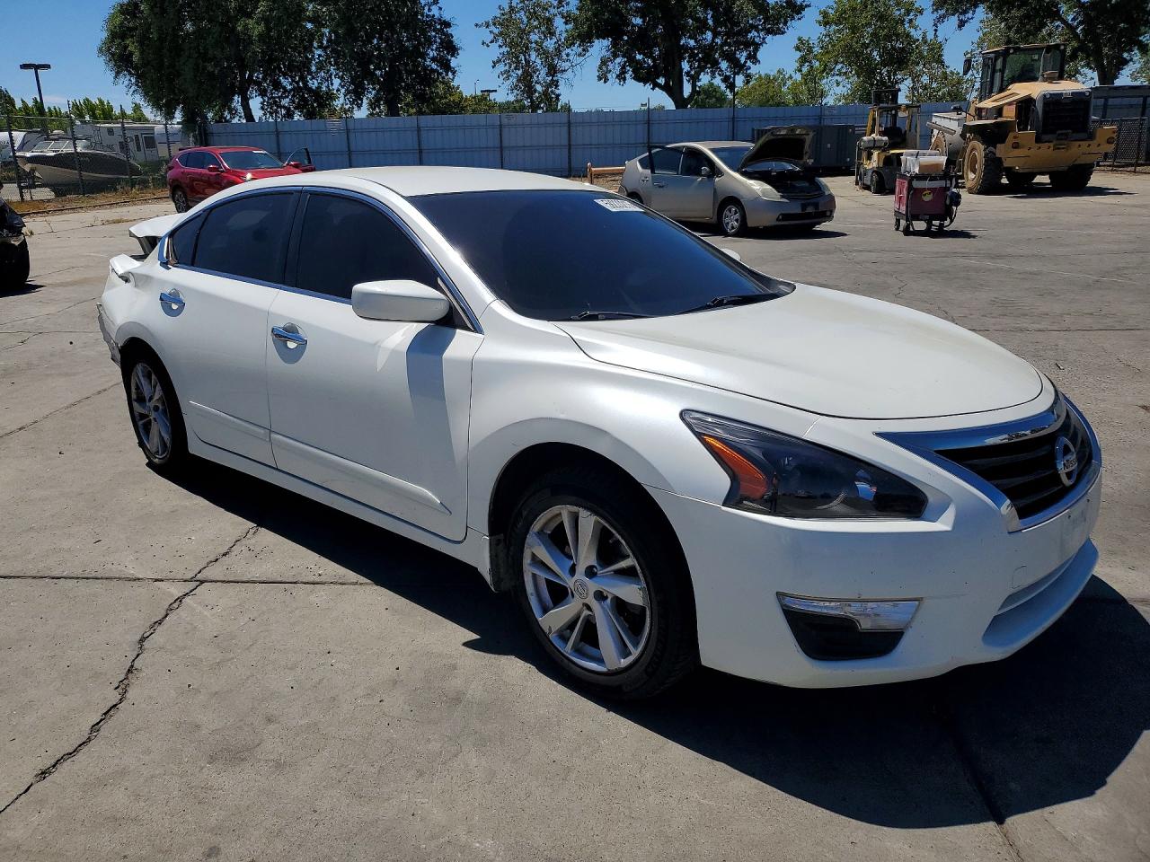 2014 Nissan Altima 2.5 Sv White vin: 1N4AL3AP9EC145493