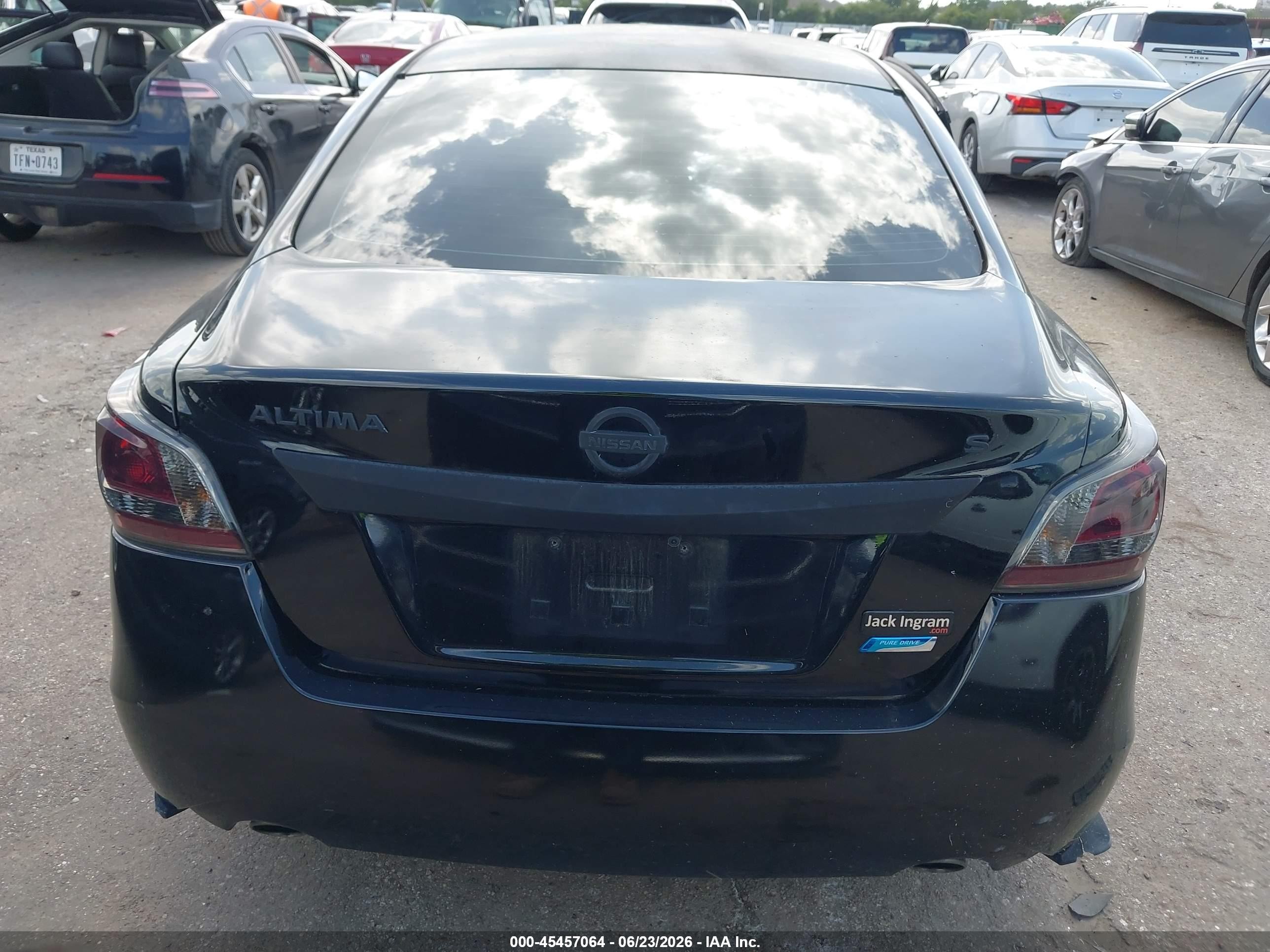 2014 Nissan Altima 2.5 S Black vin: 1N4AL3AP9EC152735