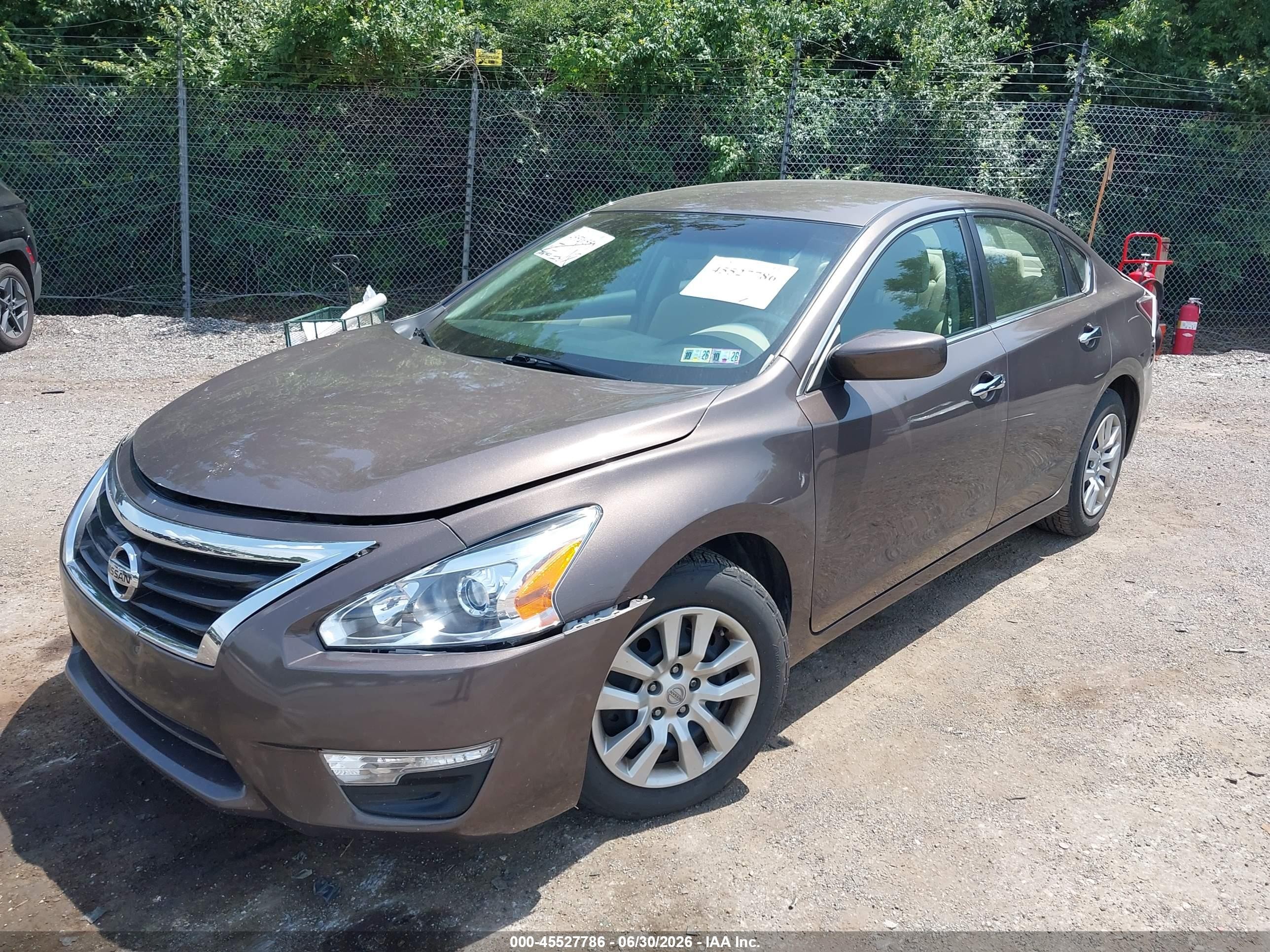 2014 Nissan Altima 2.5 S Brown vin: 1N4AL3AP9EC153951
