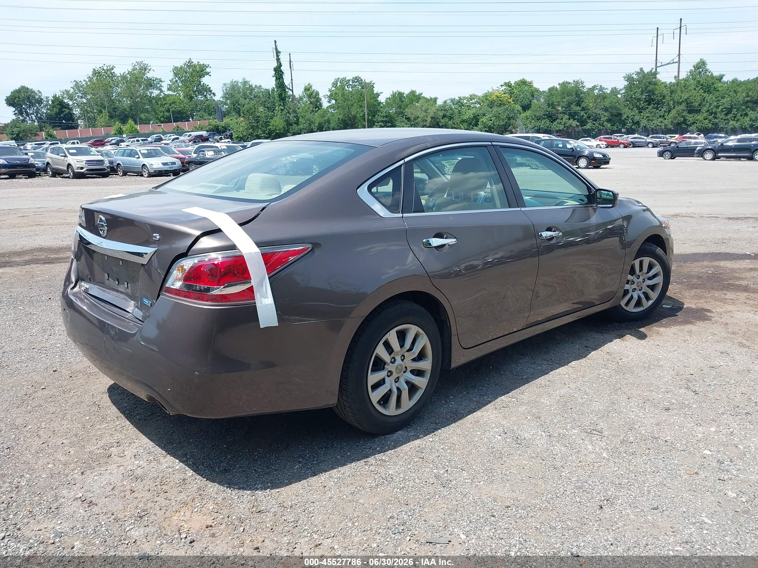 2014 Nissan Altima 2.5 S Brown vin: 1N4AL3AP9EC153951
