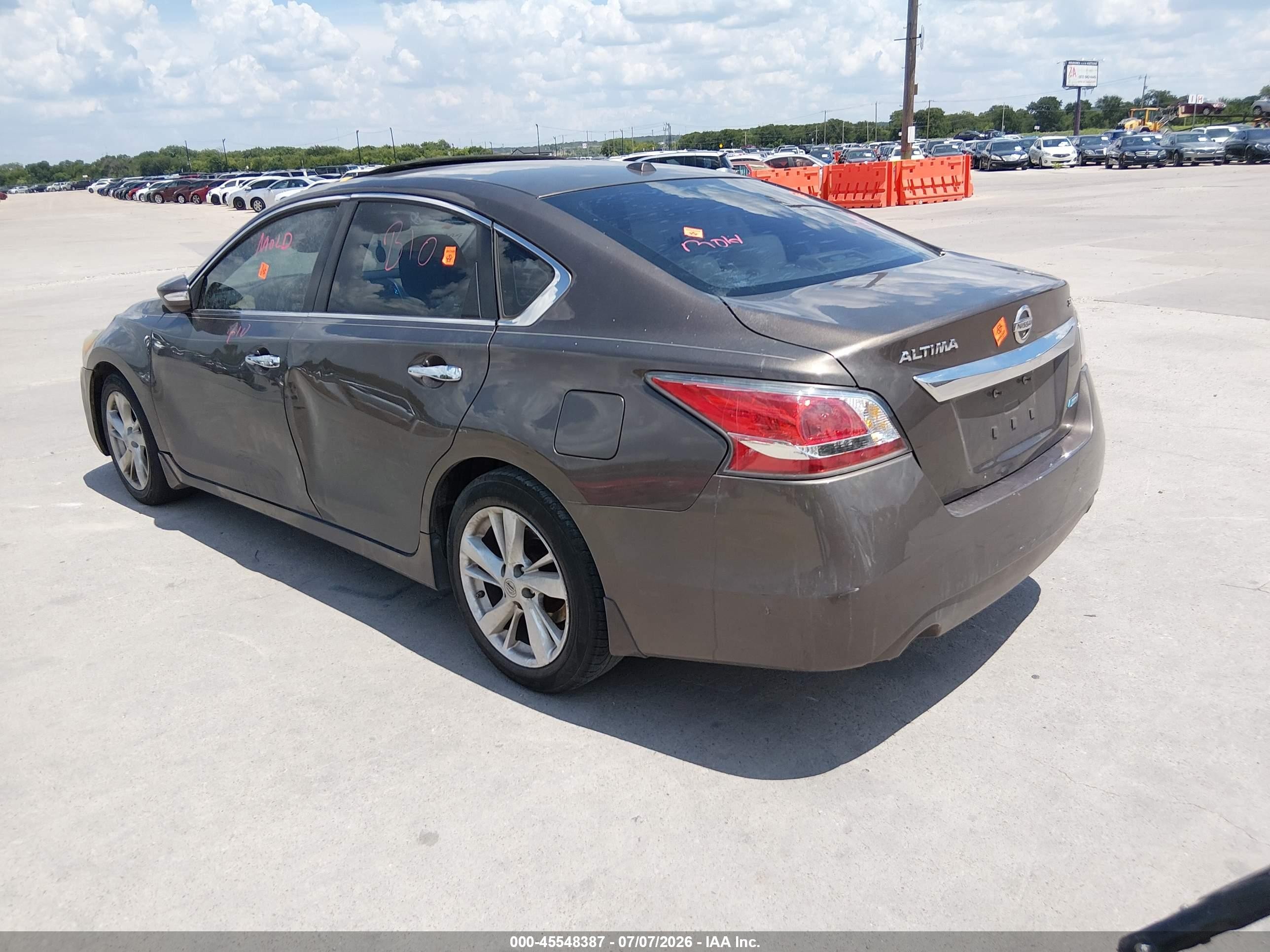 2014 Nissan Altima 2.5 Sv Brown vin: 1N4AL3AP9EC166652
