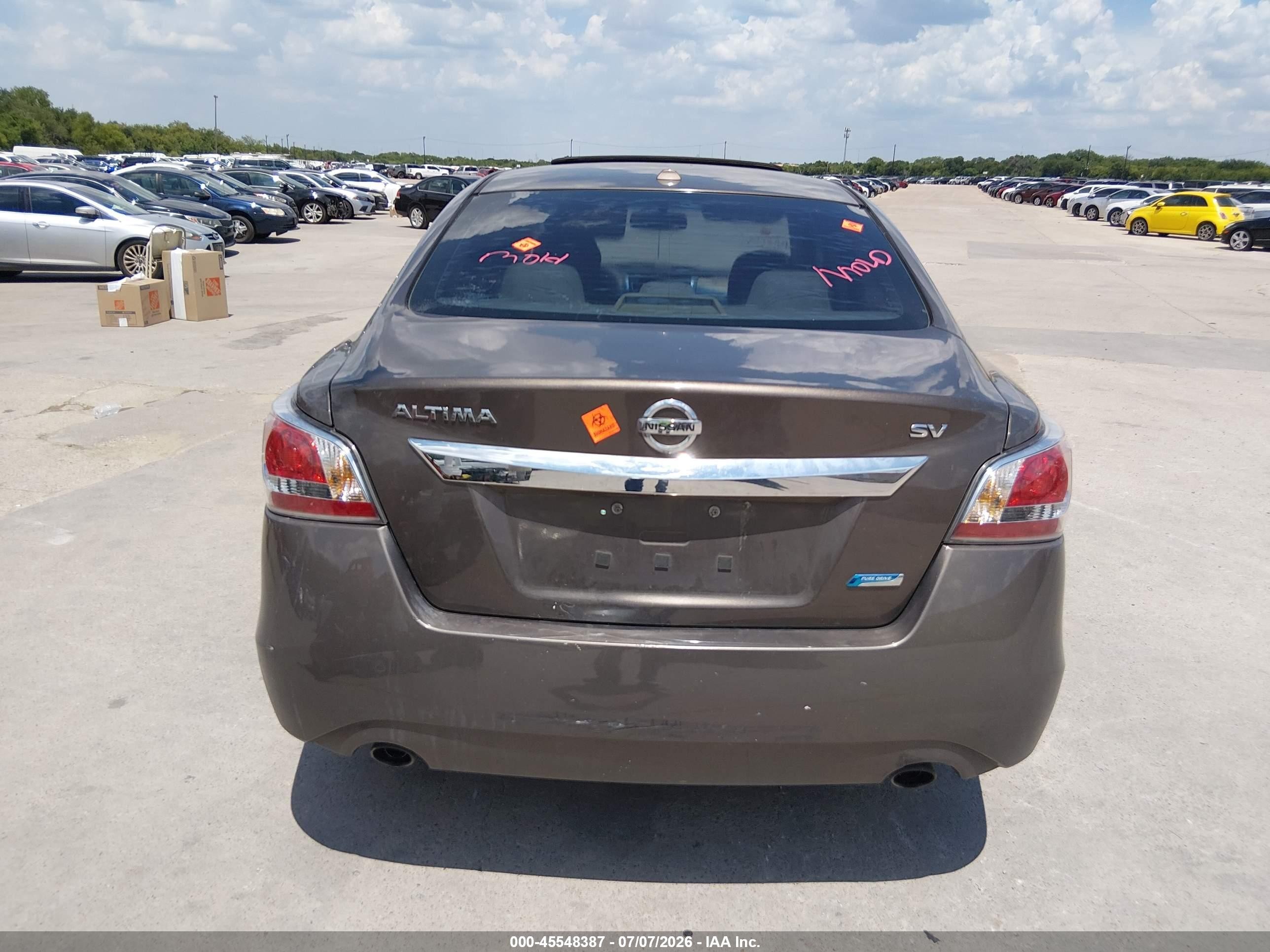 2014 Nissan Altima 2.5 Sv Brown vin: 1N4AL3AP9EC166652