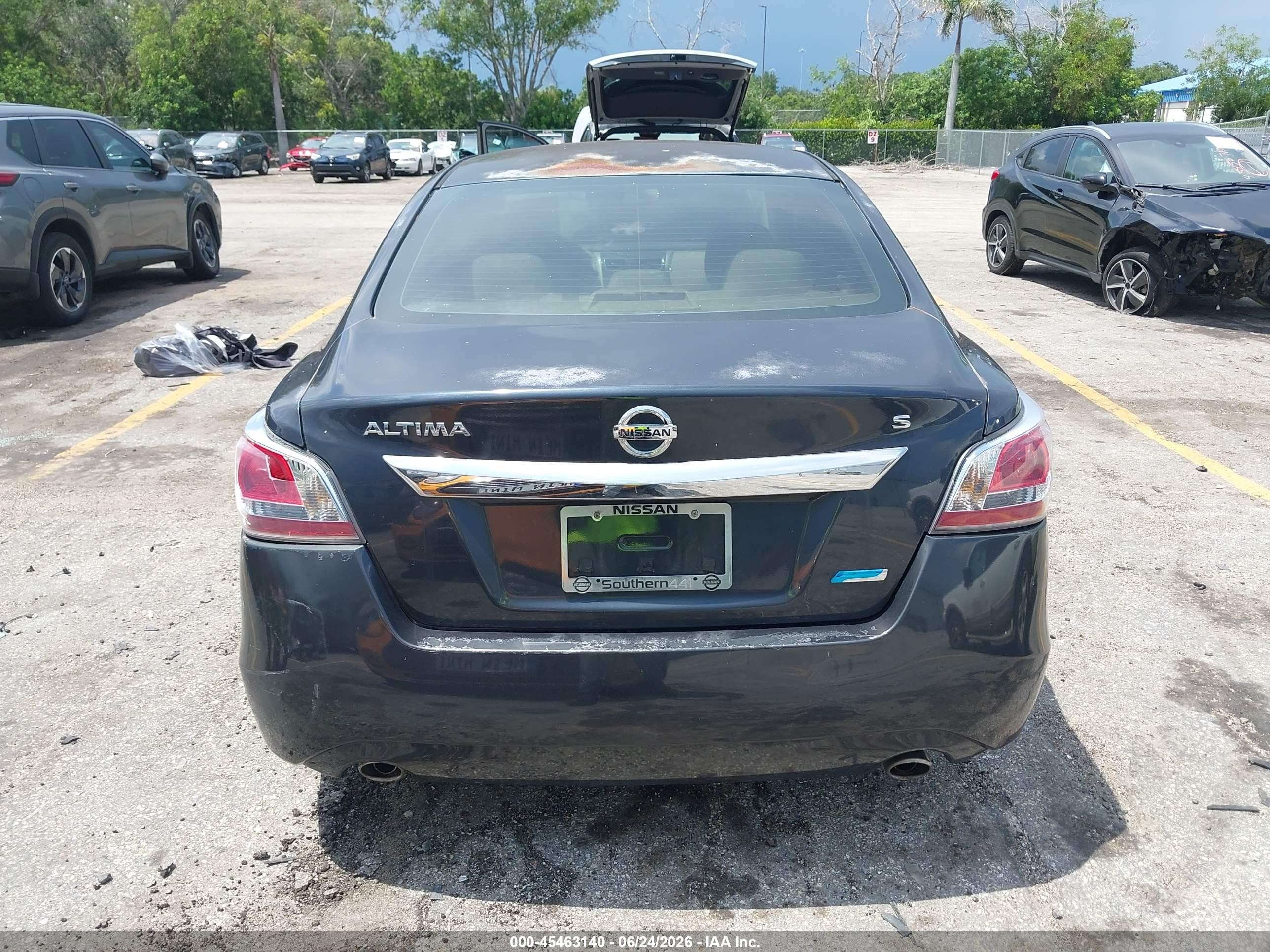 2014 Nissan Altima 2.5 S Gray vin: 1N4AL3AP9EC177795