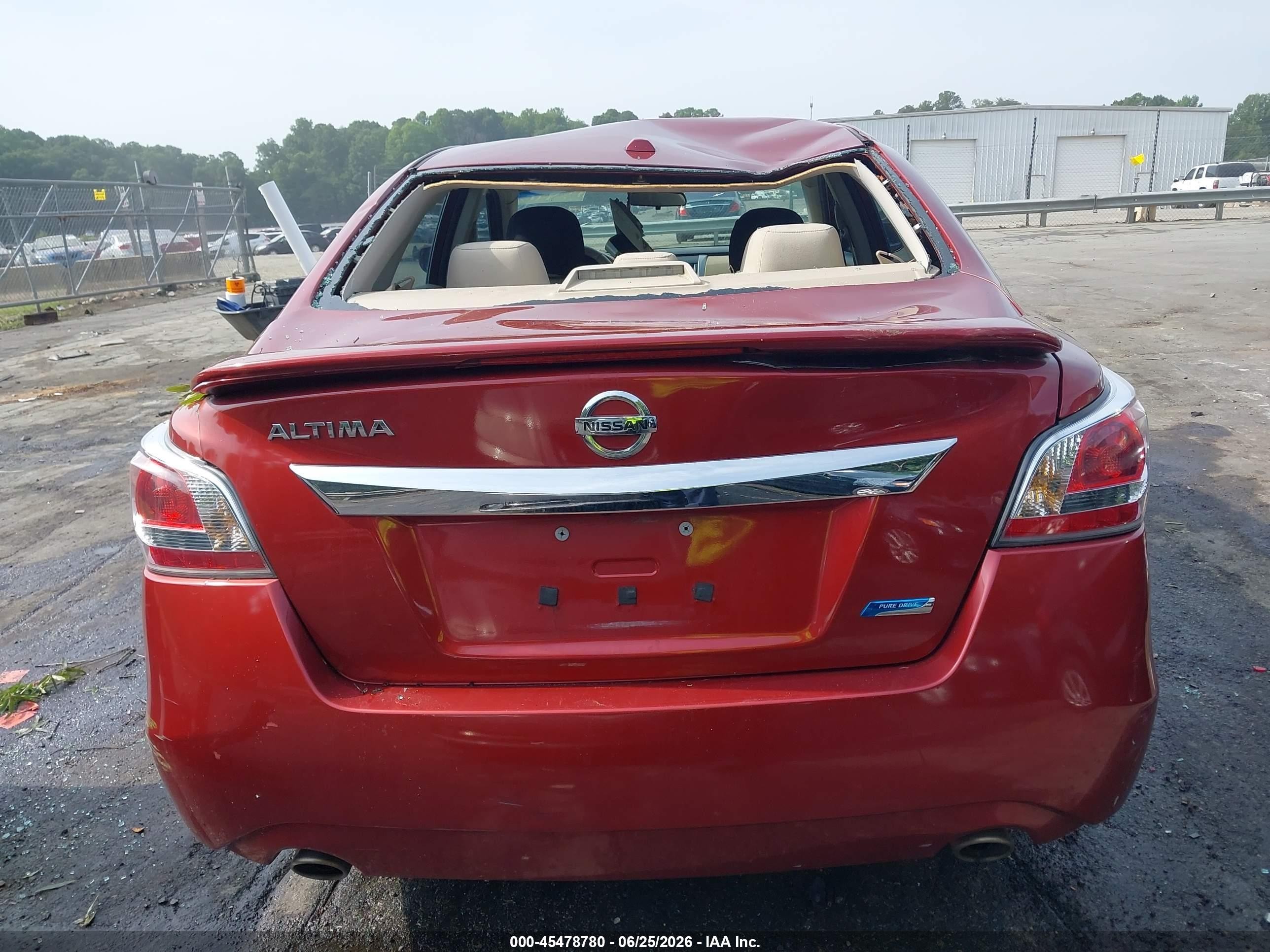 2014 Nissan Altima 2.5 S Красный vin: 1N4AL3AP9EC177943