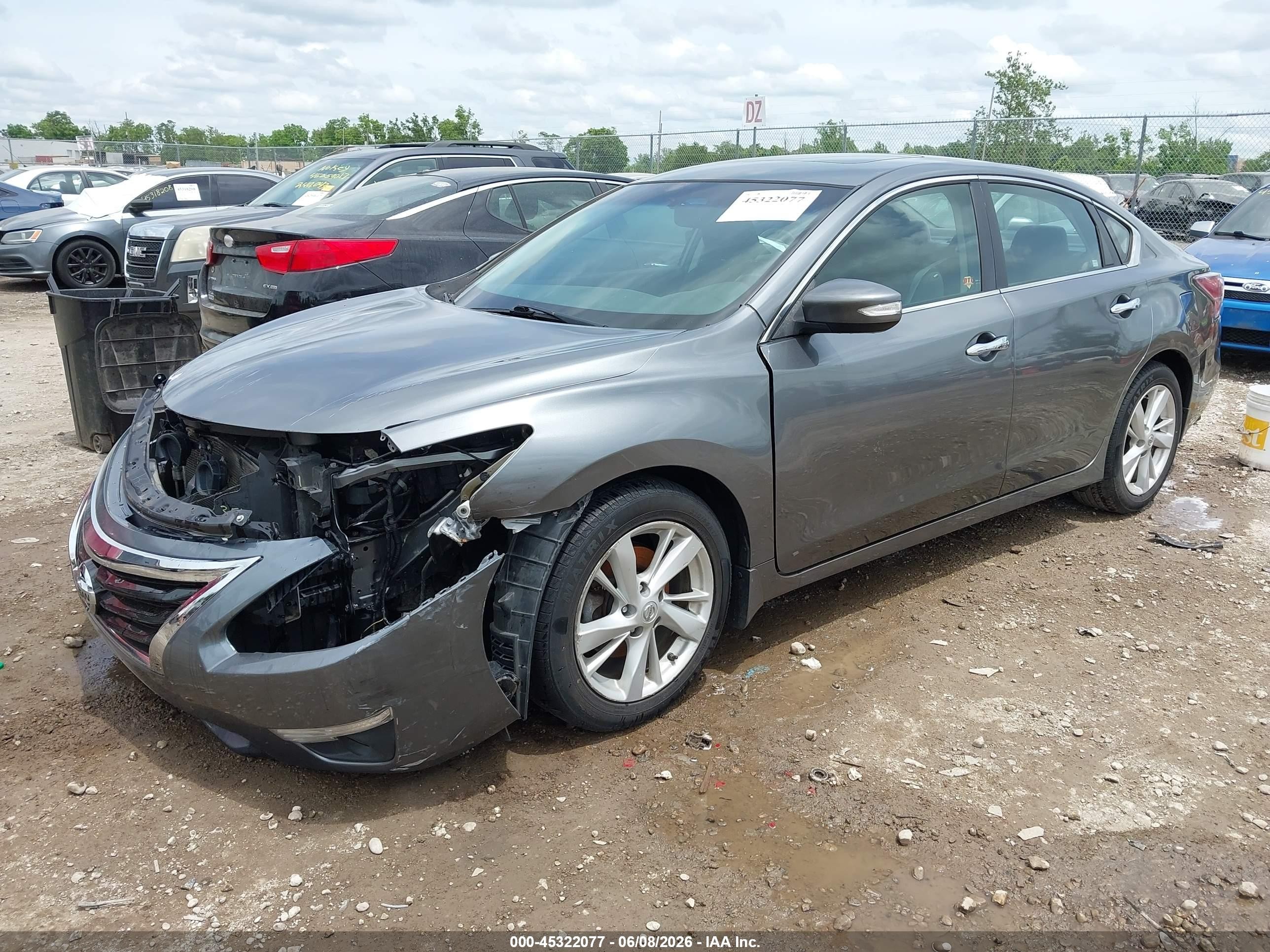 2014 Nissan Altima 2.5 Sv Gray vin: 1N4AL3AP9EC180129