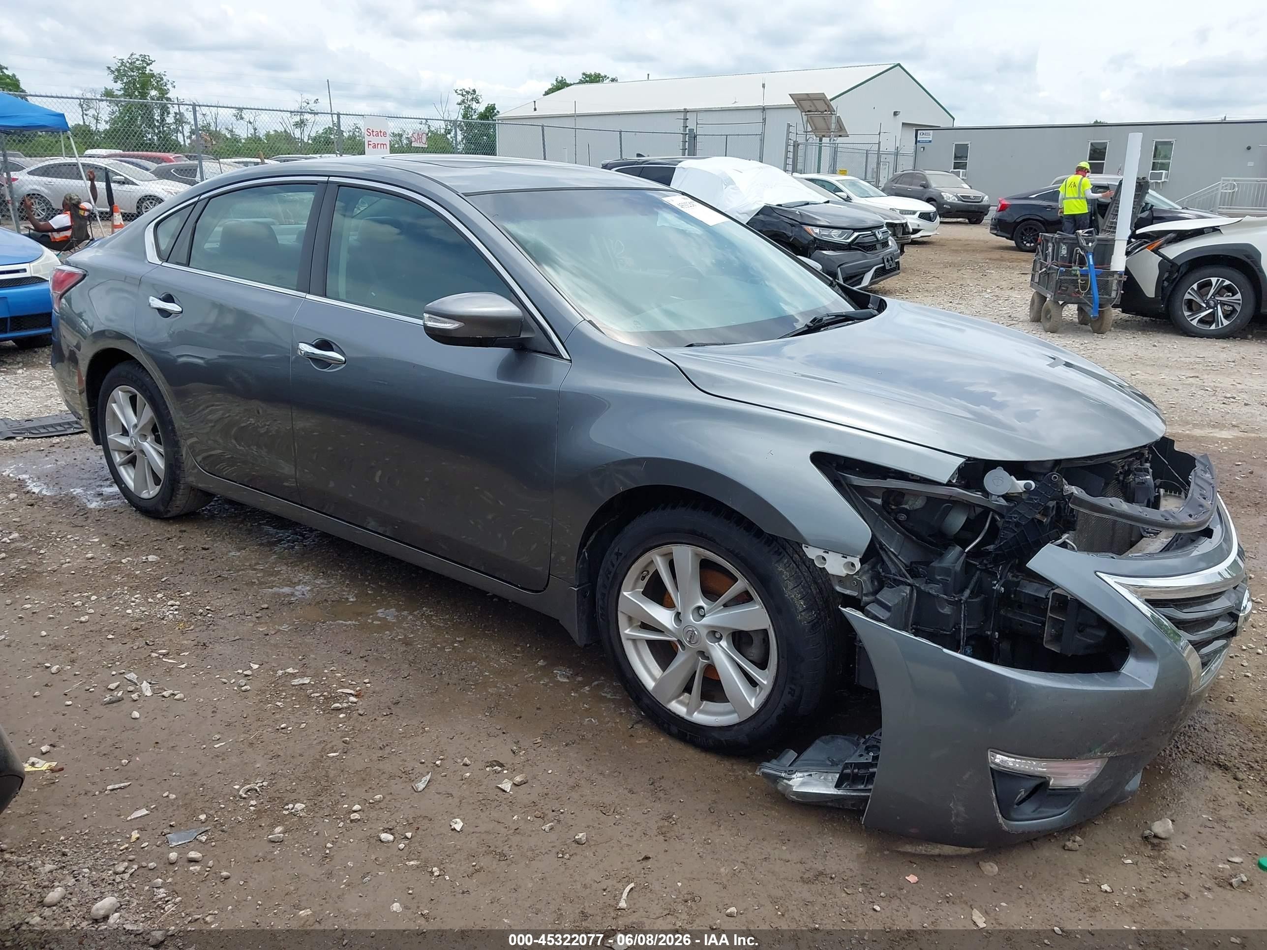 2014 Nissan Altima 2.5 Sv Gray vin: 1N4AL3AP9EC180129
