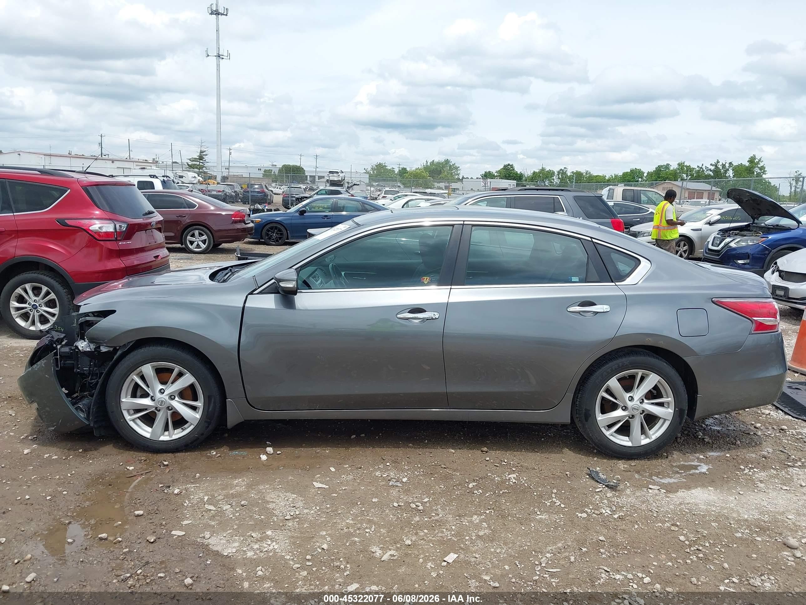 2014 Nissan Altima 2.5 Sv Gray vin: 1N4AL3AP9EC180129