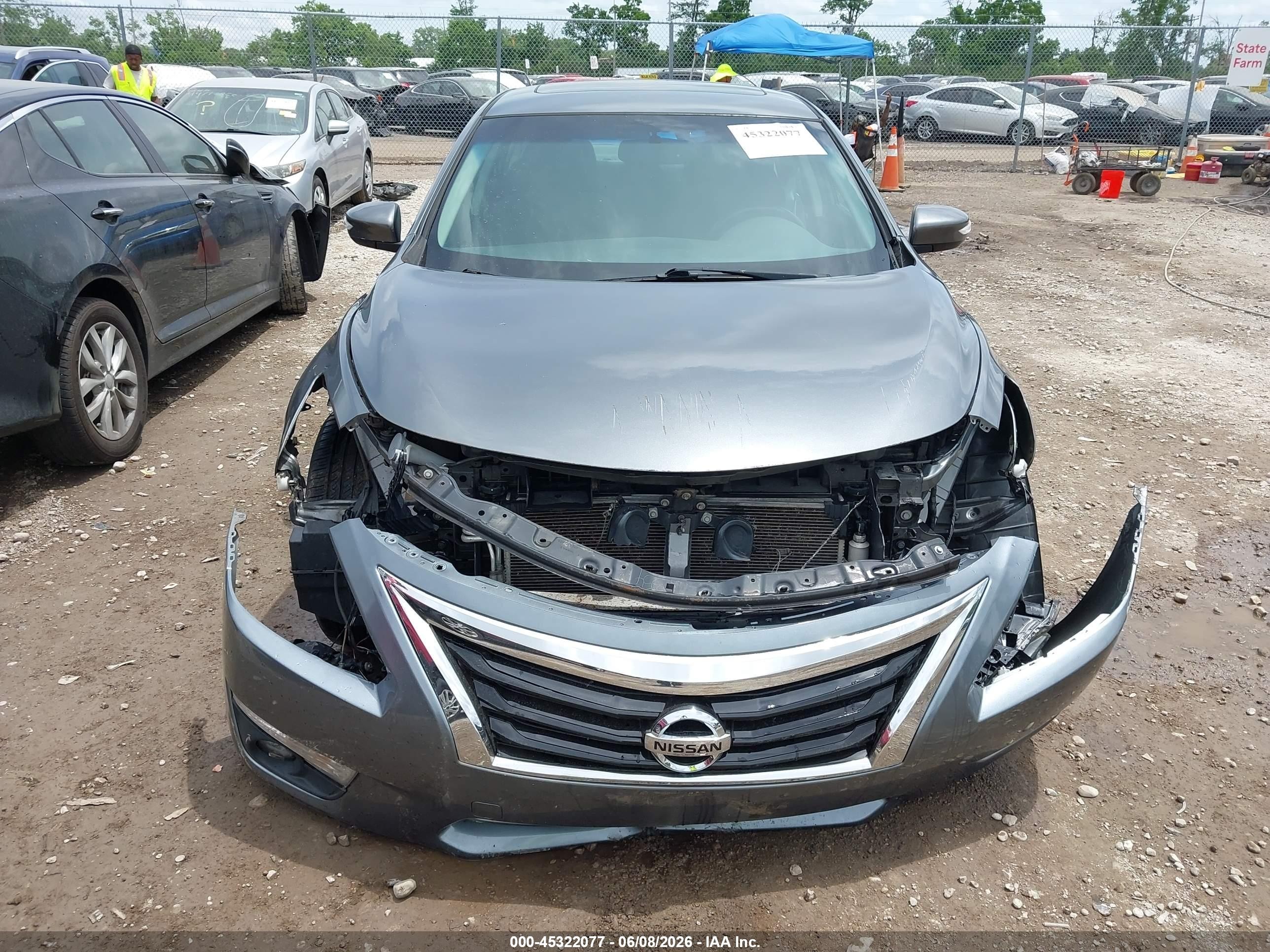 2014 Nissan Altima 2.5 Sv Gray vin: 1N4AL3AP9EC180129