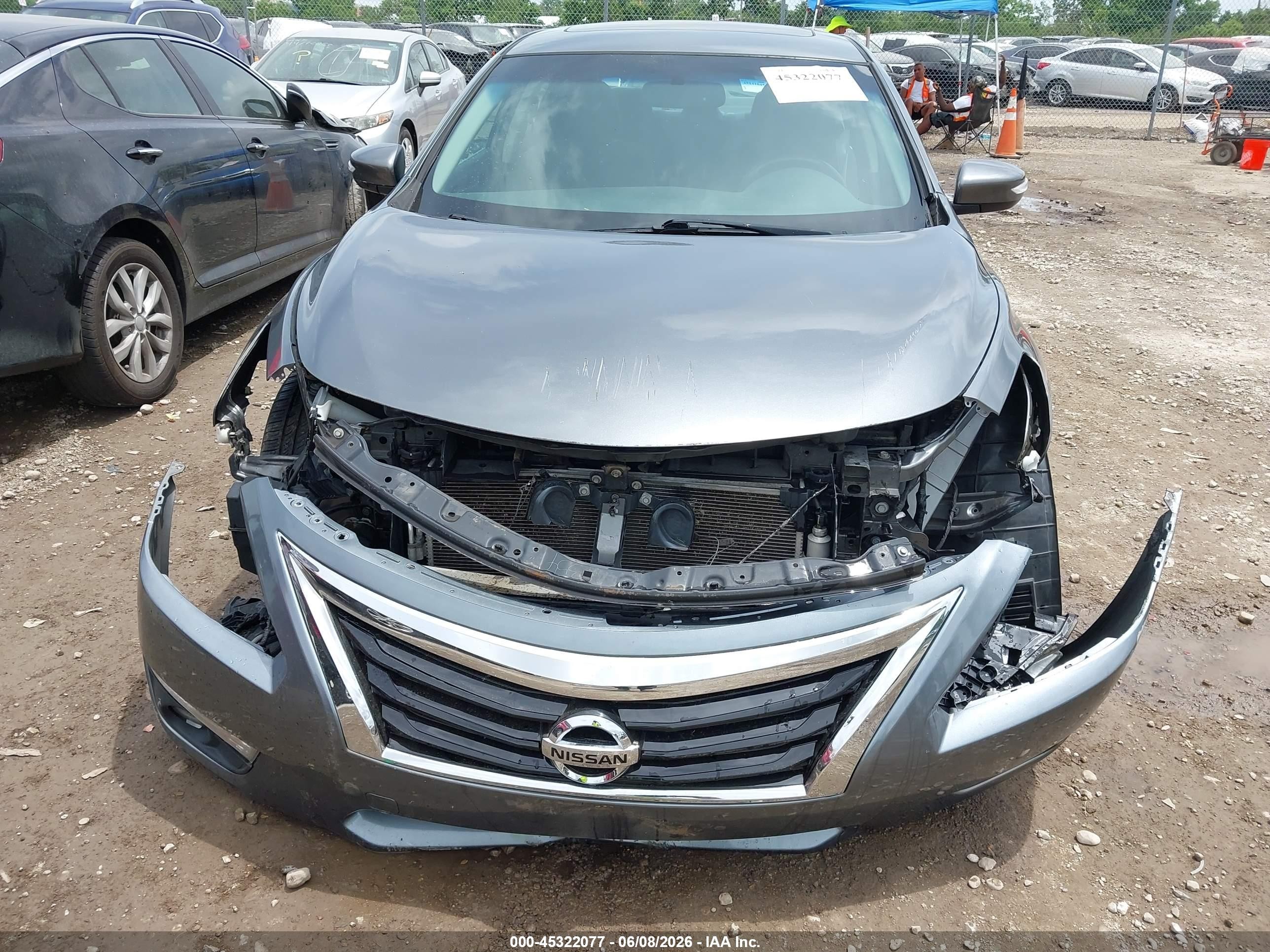 2014 Nissan Altima 2.5 Sv Gray vin: 1N4AL3AP9EC180129
