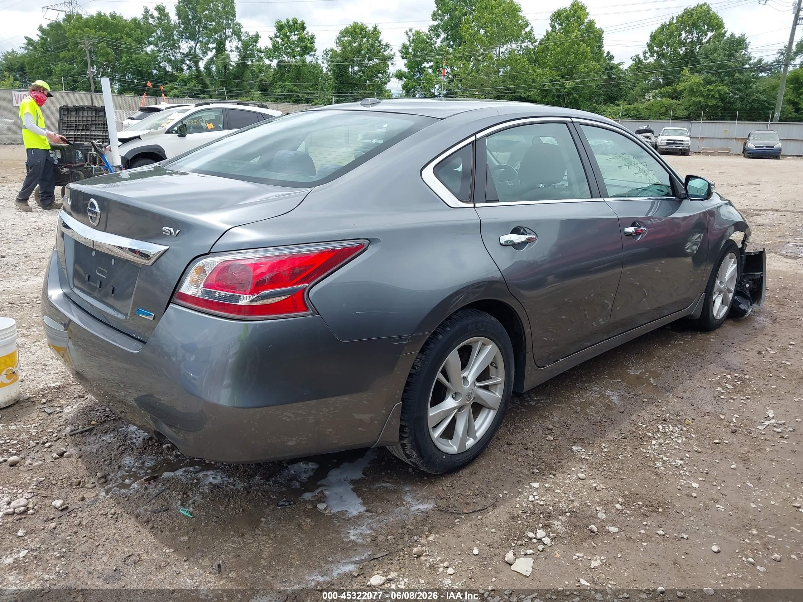 2014 Nissan Altima 2.5 Sv Gray vin: 1N4AL3AP9EC180129