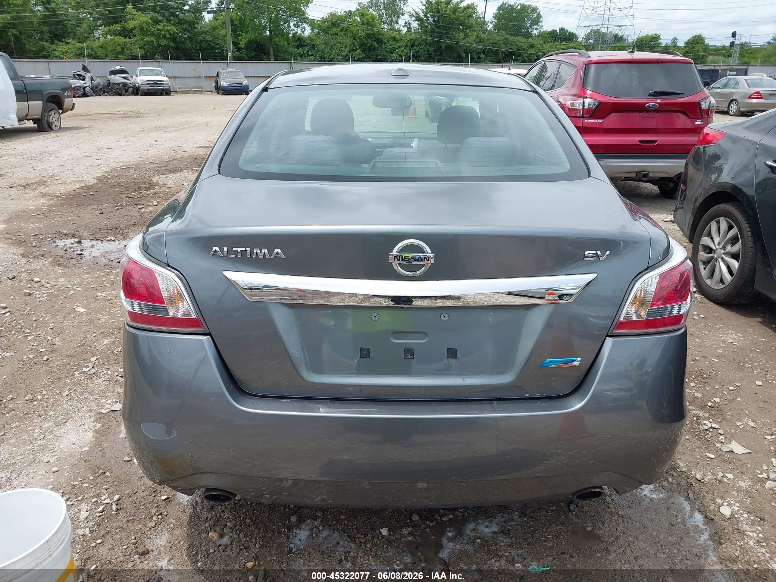 2014 Nissan Altima 2.5 Sv Gray vin: 1N4AL3AP9EC180129