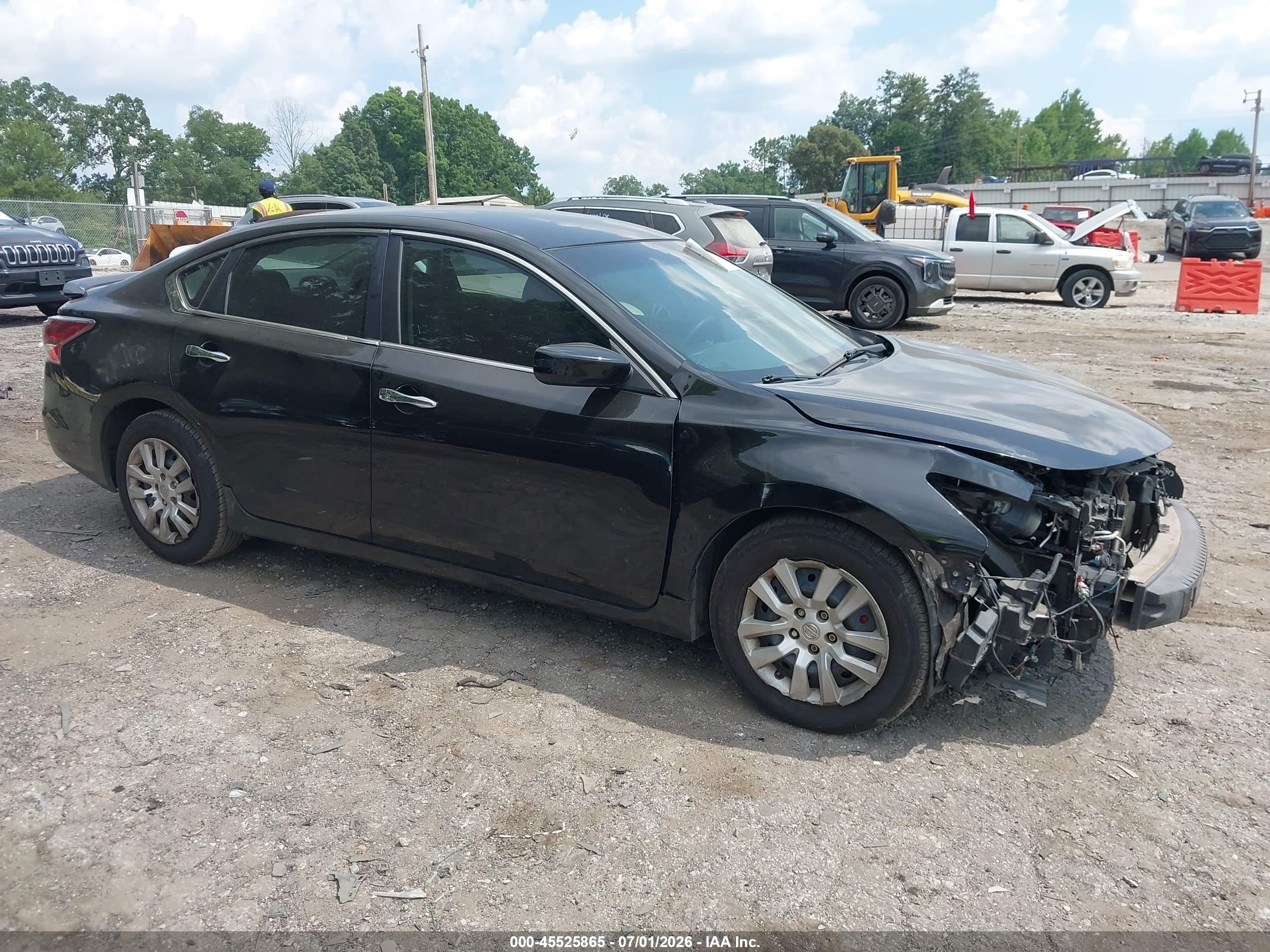 2014 Nissan Altima 2.5 S Black vin: 1N4AL3AP9EC180681