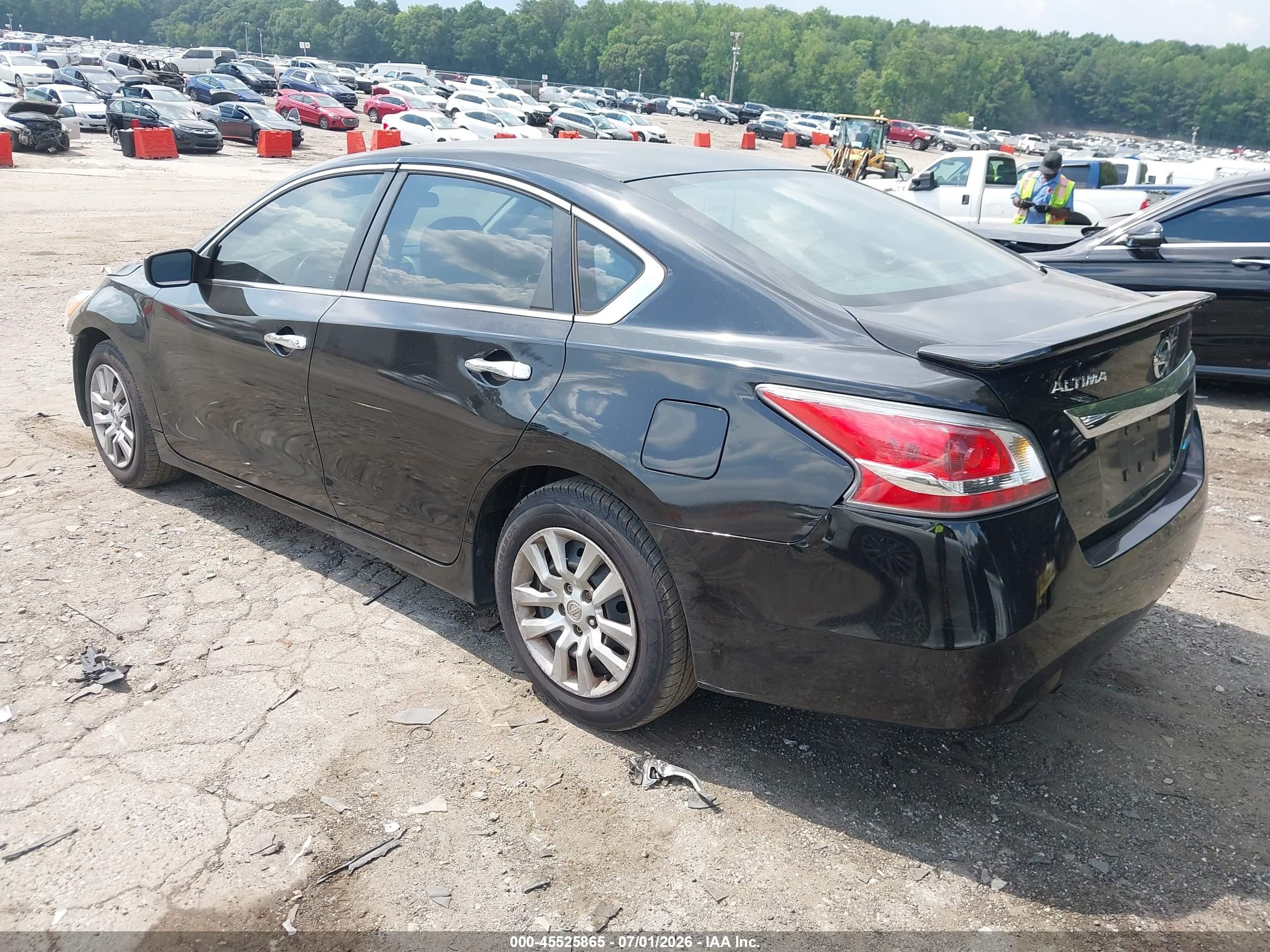 2014 Nissan Altima 2.5 S Black vin: 1N4AL3AP9EC180681
