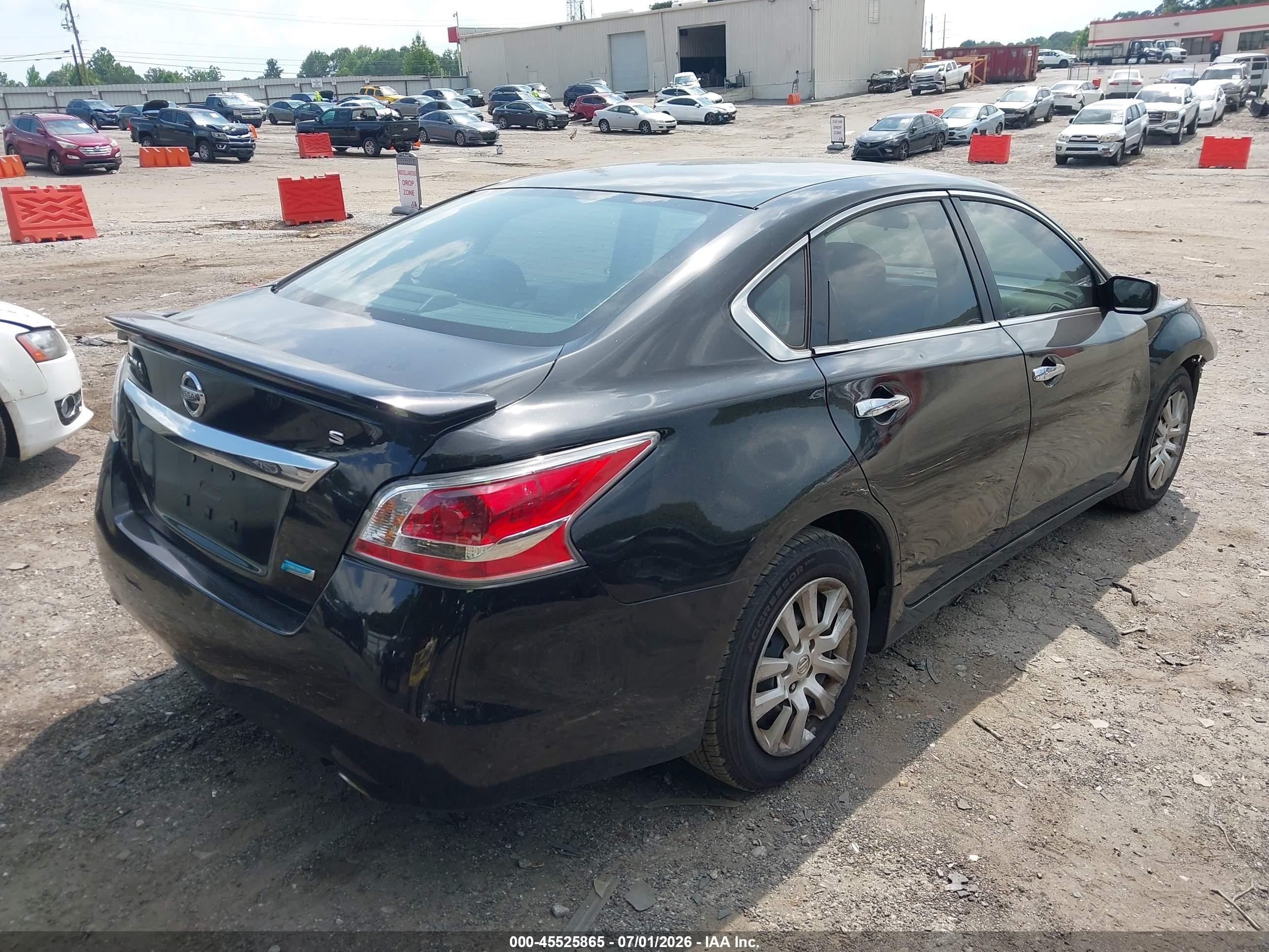 2014 Nissan Altima 2.5 S Black vin: 1N4AL3AP9EC180681