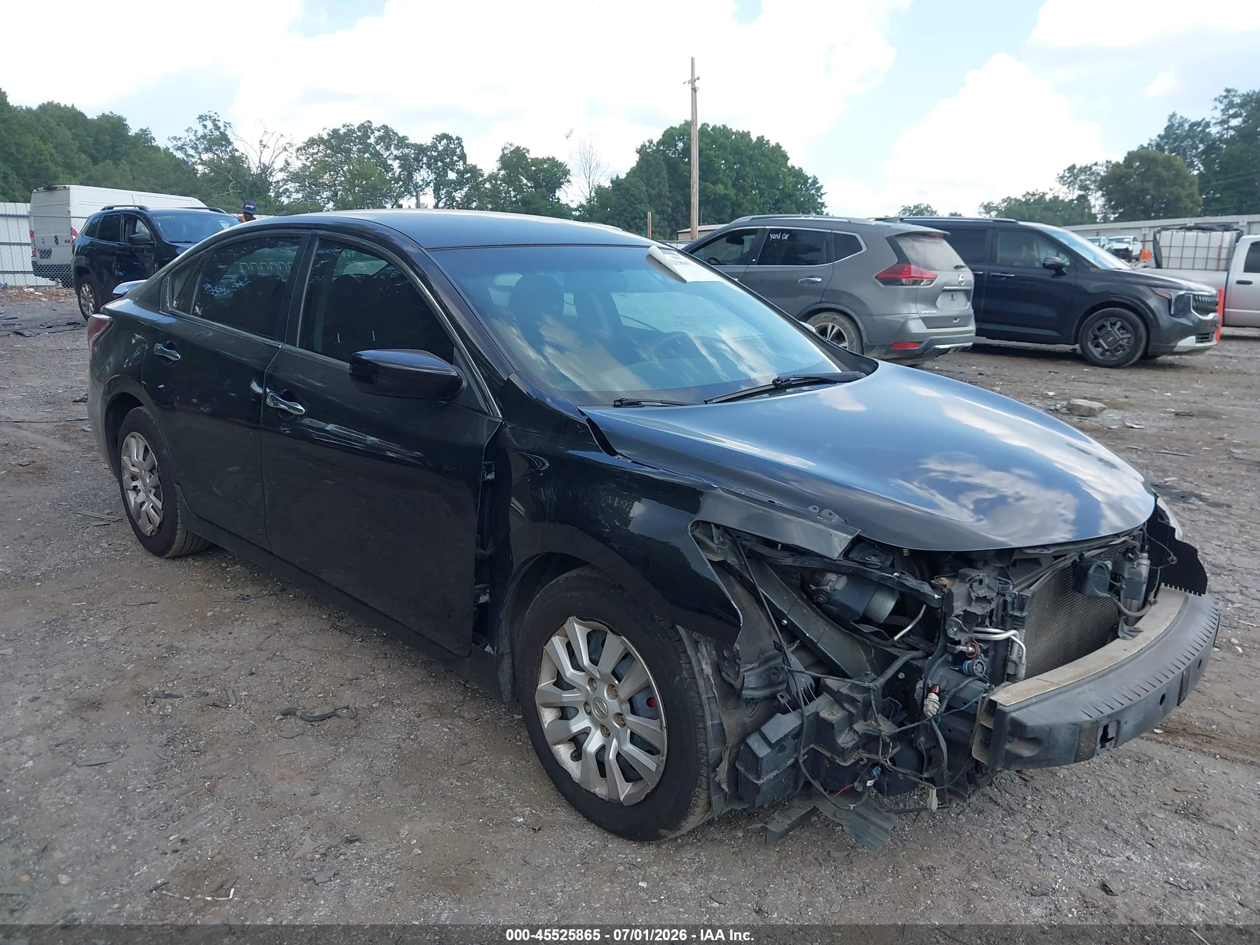 2014 Nissan Altima 2.5 S Black vin: 1N4AL3AP9EC180681