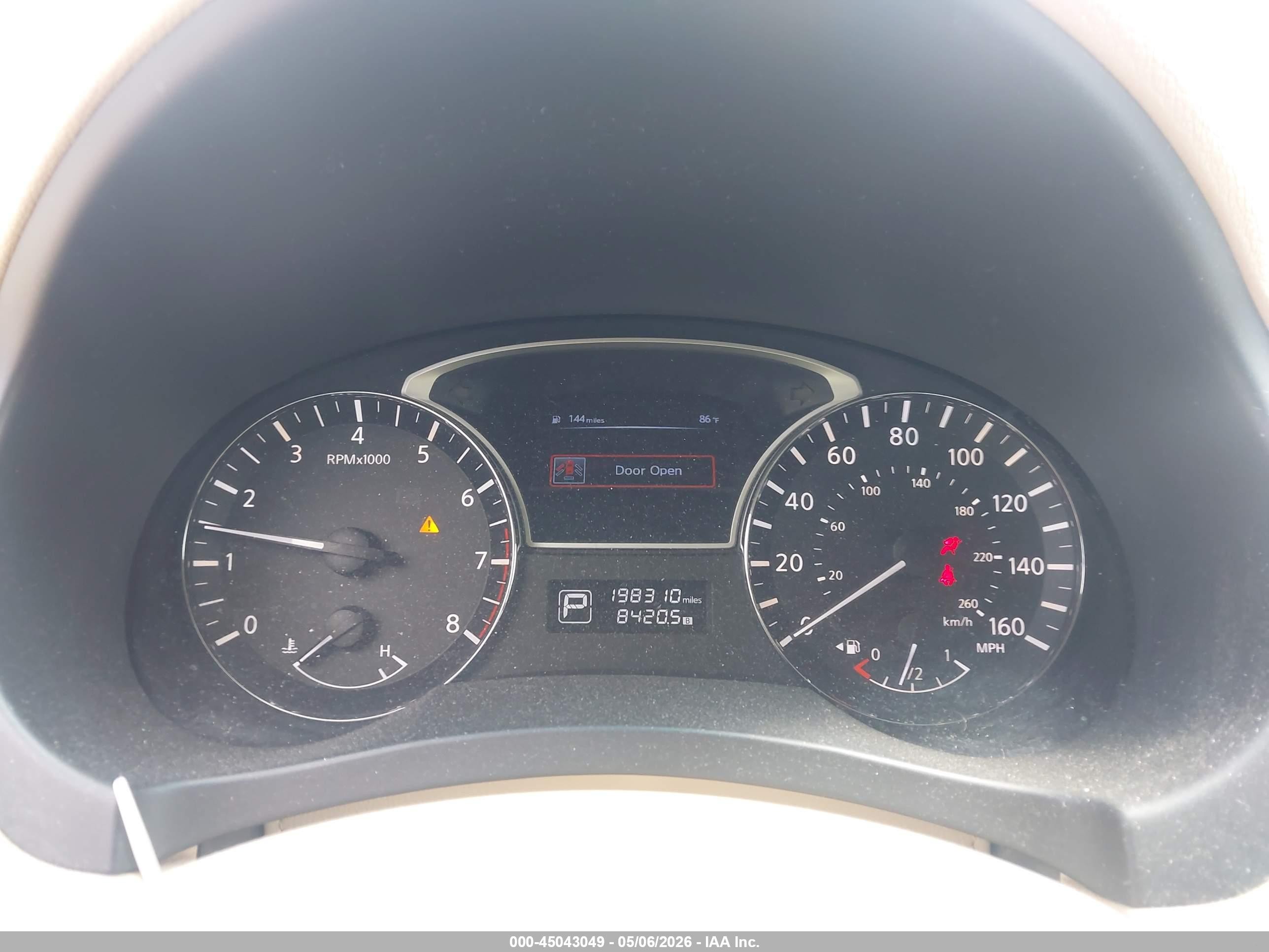 2014 Nissan Altima 2.5 Sl White vin: 1N4AL3AP9EC182592