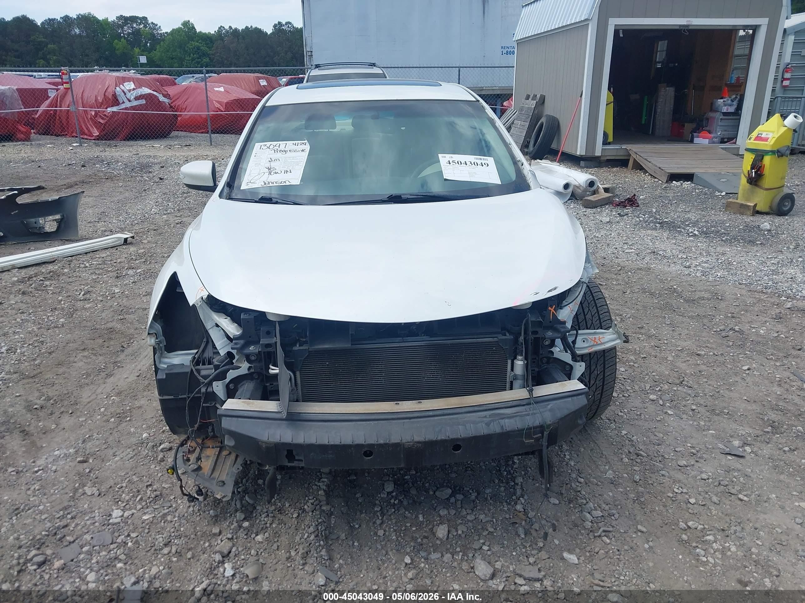 2014 Nissan Altima 2.5 Sl White vin: 1N4AL3AP9EC182592