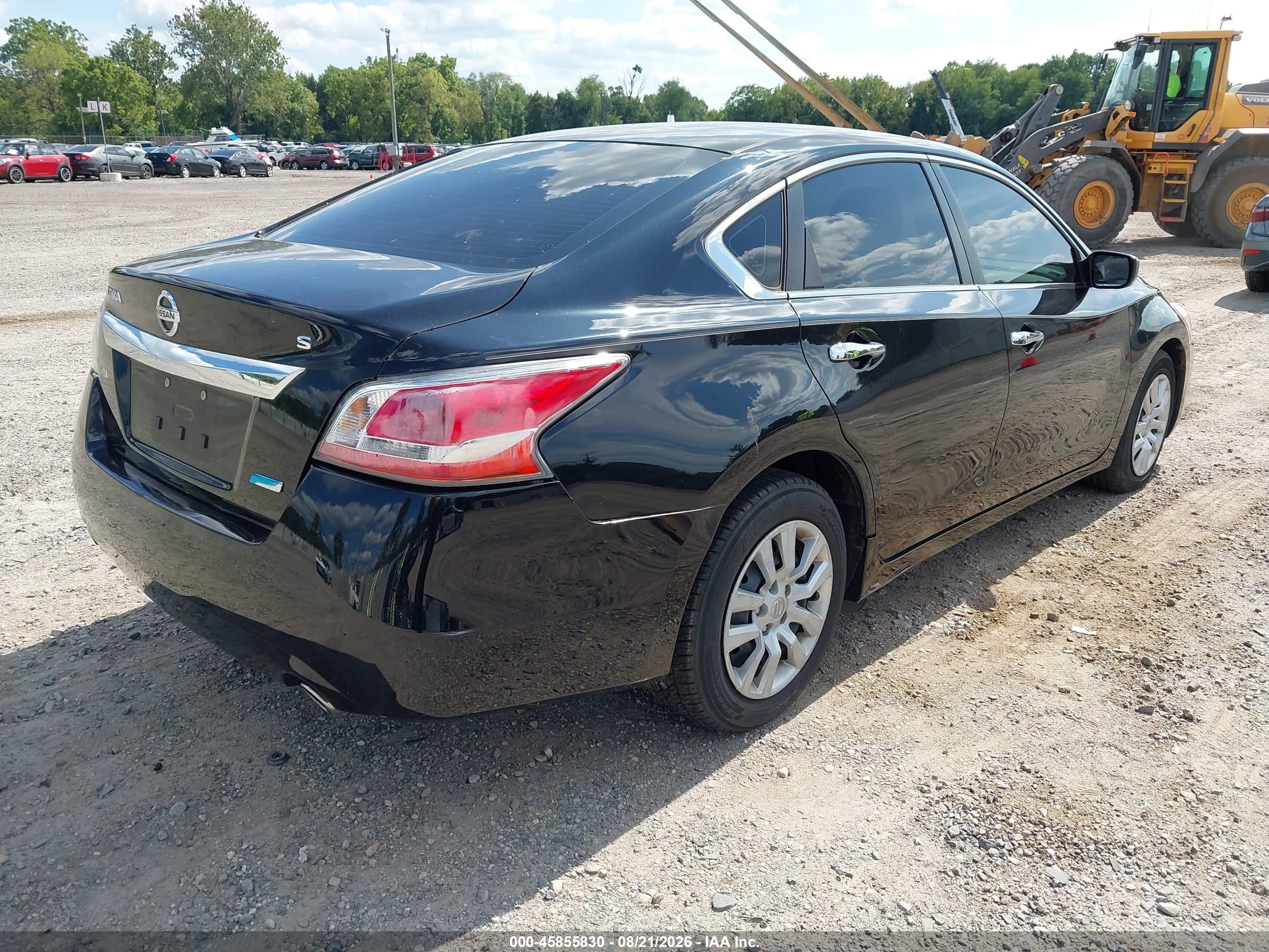 2014 Nissan Altima 2.5 S Black vin: 1N4AL3AP9EC183810