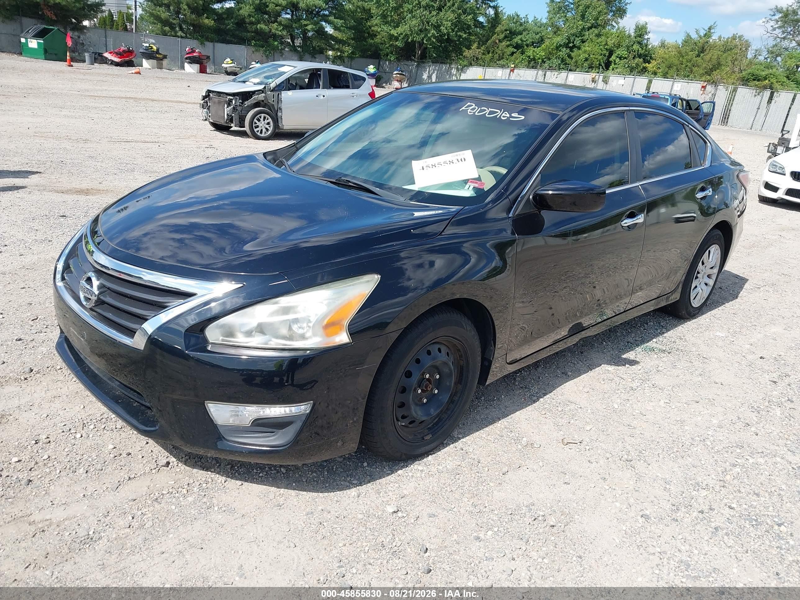2014 Nissan Altima 2.5 S Black vin: 1N4AL3AP9EC183810