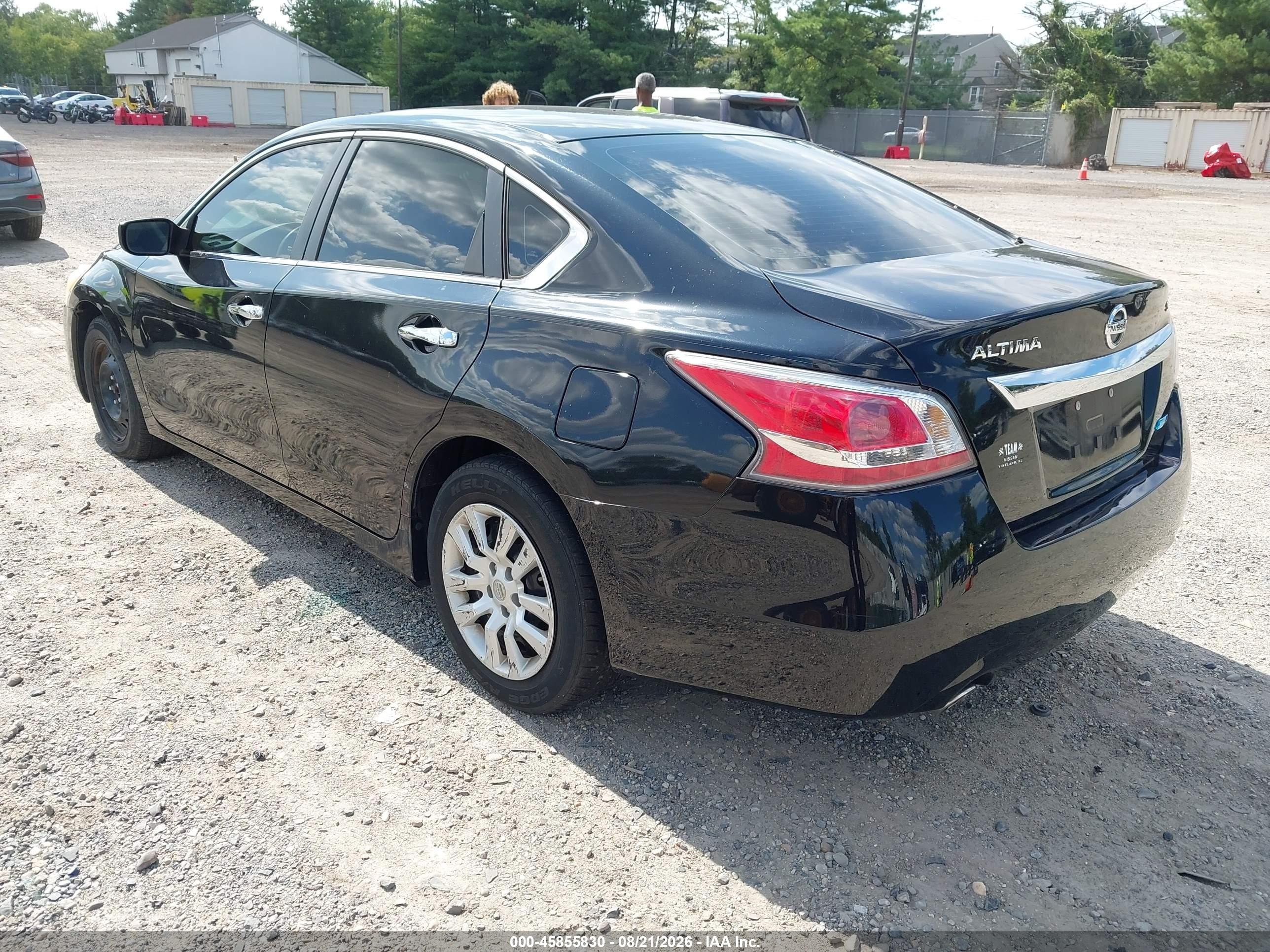 2014 Nissan Altima 2.5 S Black vin: 1N4AL3AP9EC183810
