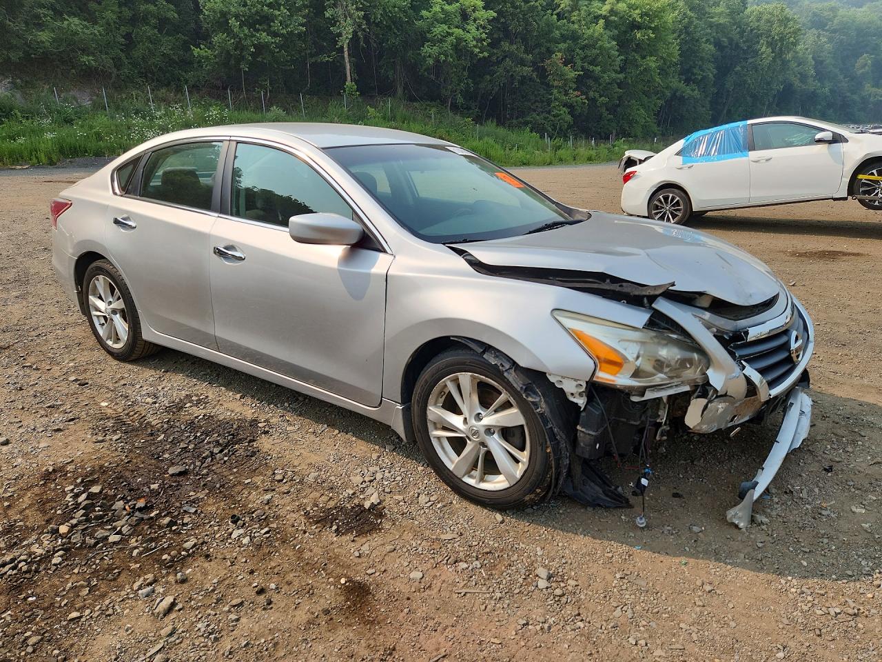 2014 Nissan Altima 2.5 Sv Silver vin: 1N4AL3AP9EC185153