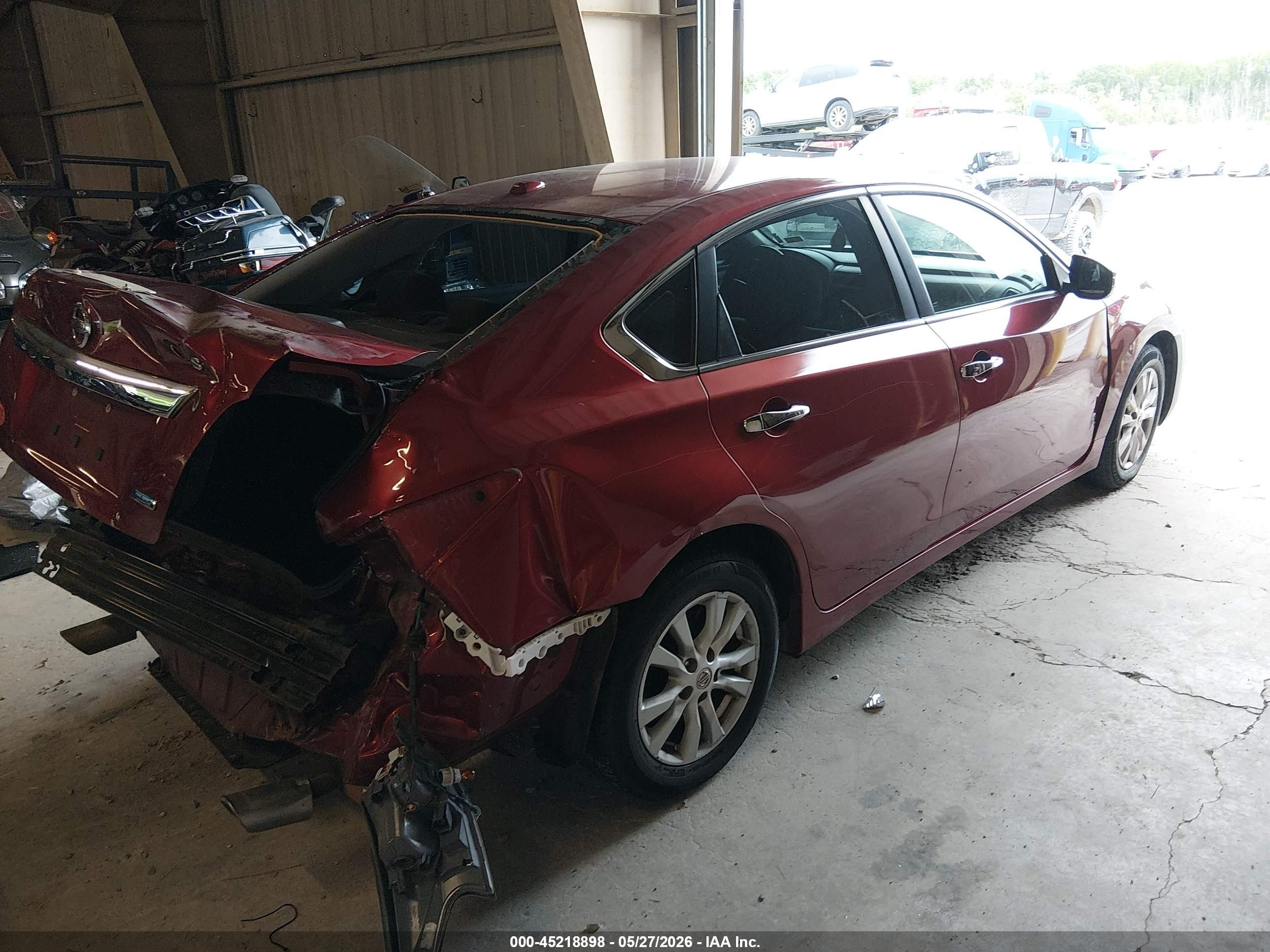 2014 Nissan Altima 2.5 S Burgundy vin: 1N4AL3AP9EC192667