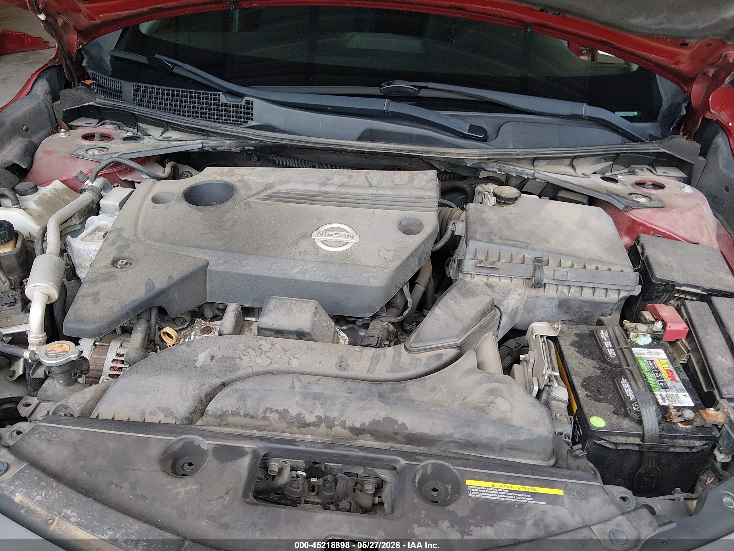 2014 Nissan Altima 2.5 S Burgundy vin: 1N4AL3AP9EC192667