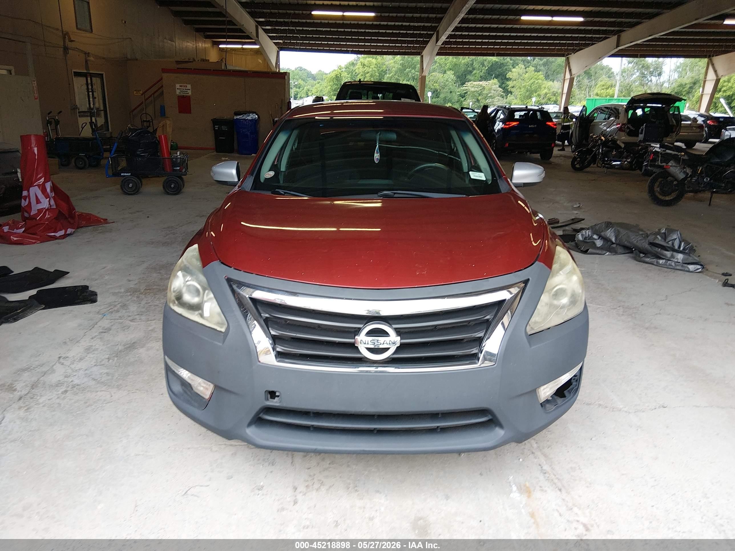 2014 Nissan Altima 2.5 S Burgundy vin: 1N4AL3AP9EC192667