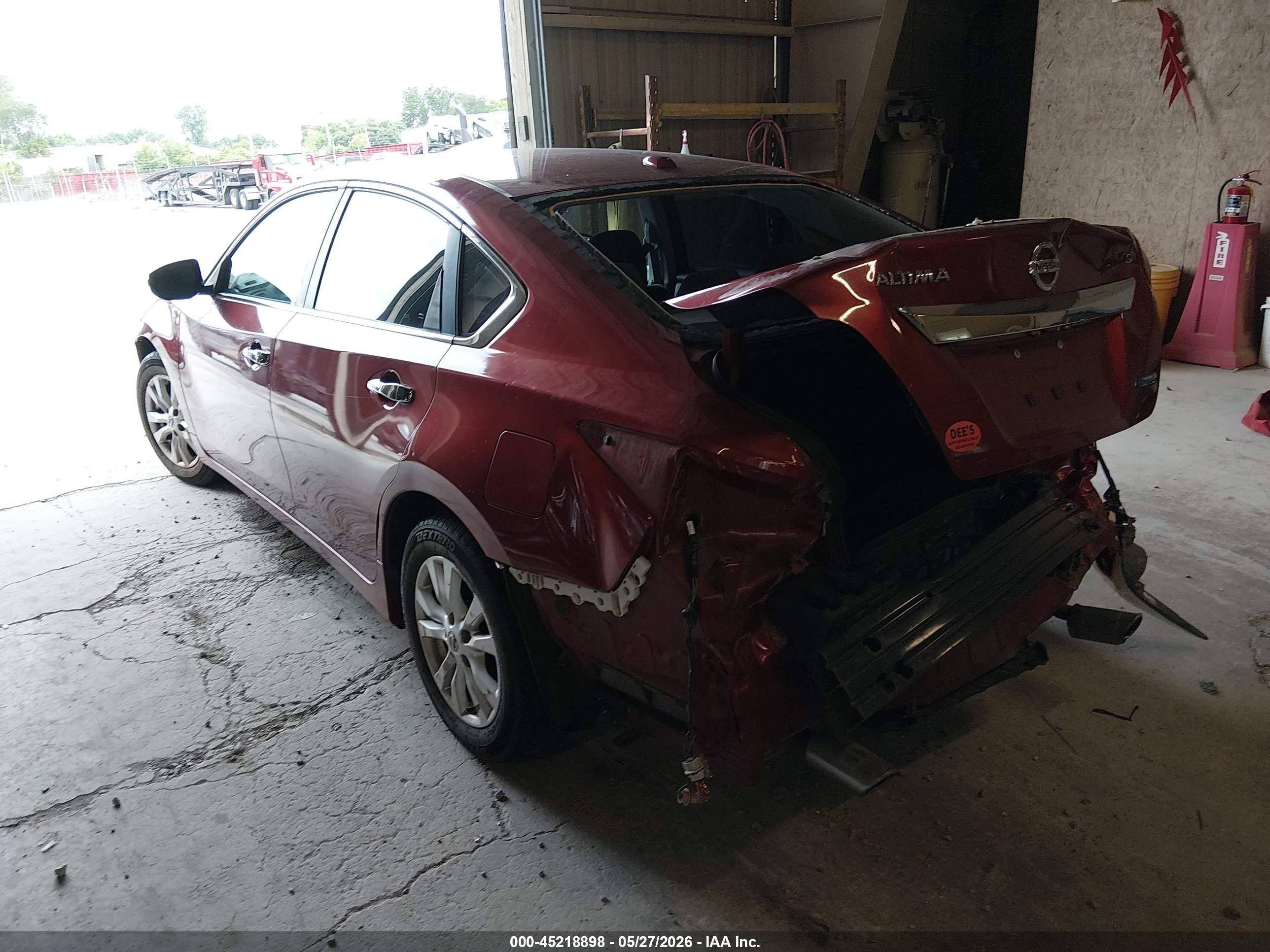 2014 Nissan Altima 2.5 S Burgundy vin: 1N4AL3AP9EC192667