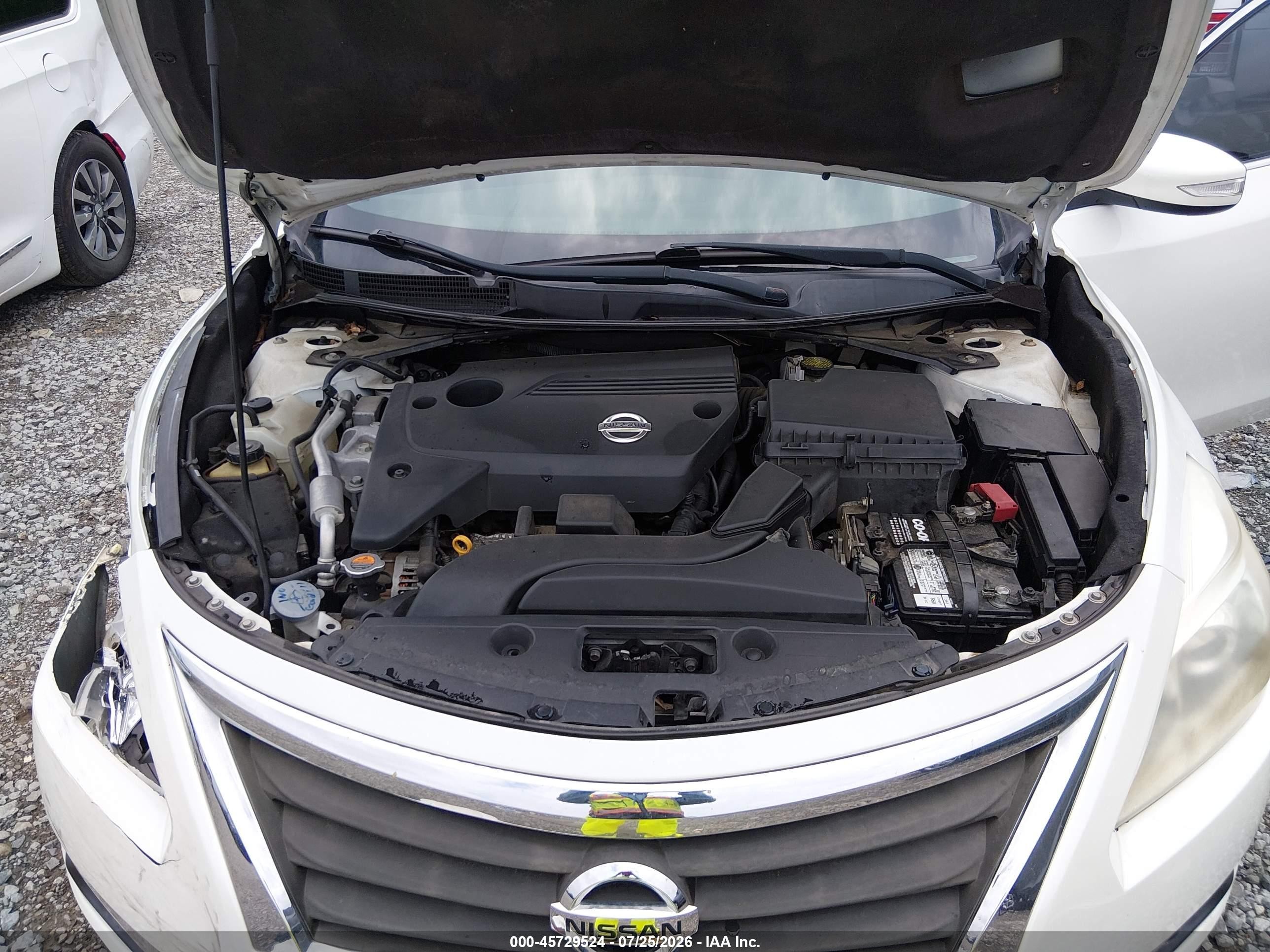2014 Nissan Altima 2.5 Sv Белый vin: 1N4AL3AP9EC194631