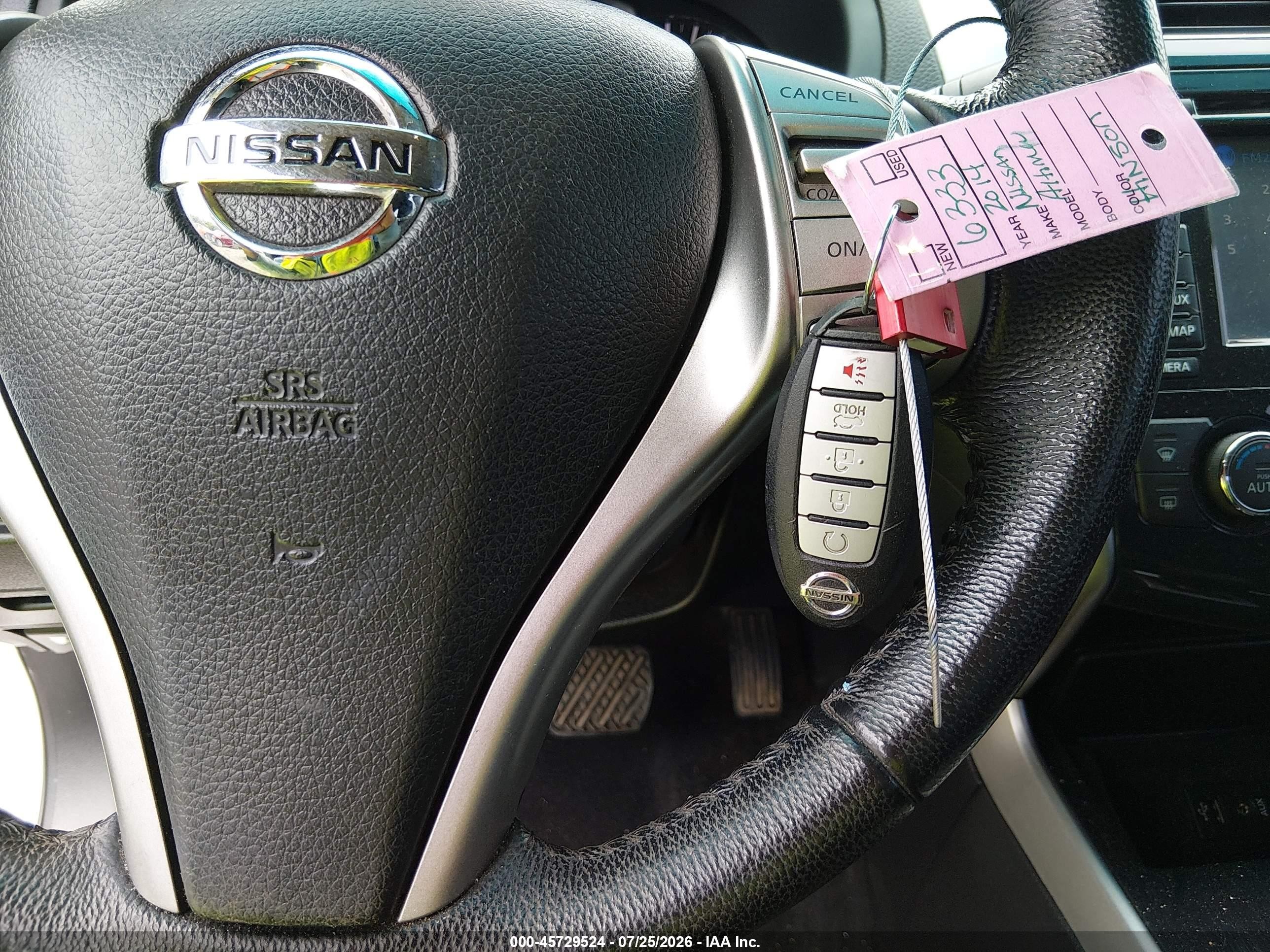2014 Nissan Altima 2.5 Sv Белый vin: 1N4AL3AP9EC194631