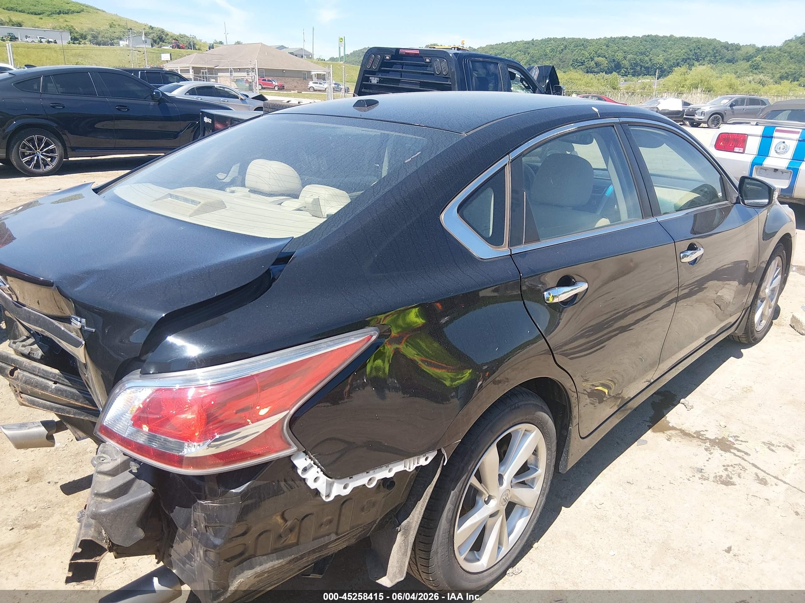 2014 Nissan Altima 2.5 Sl Black vin: 1N4AL3AP9EC196959