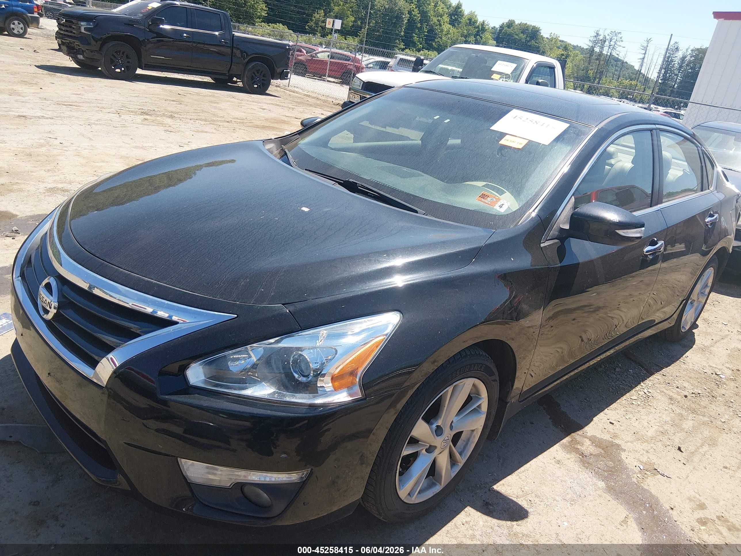 2014 Nissan Altima 2.5 Sl Black vin: 1N4AL3AP9EC196959
