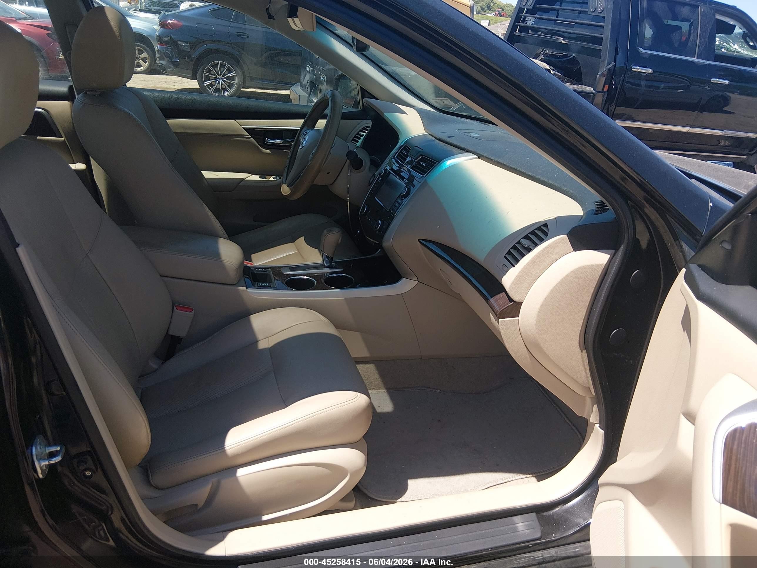 2014 Nissan Altima 2.5 Sl Black vin: 1N4AL3AP9EC196959