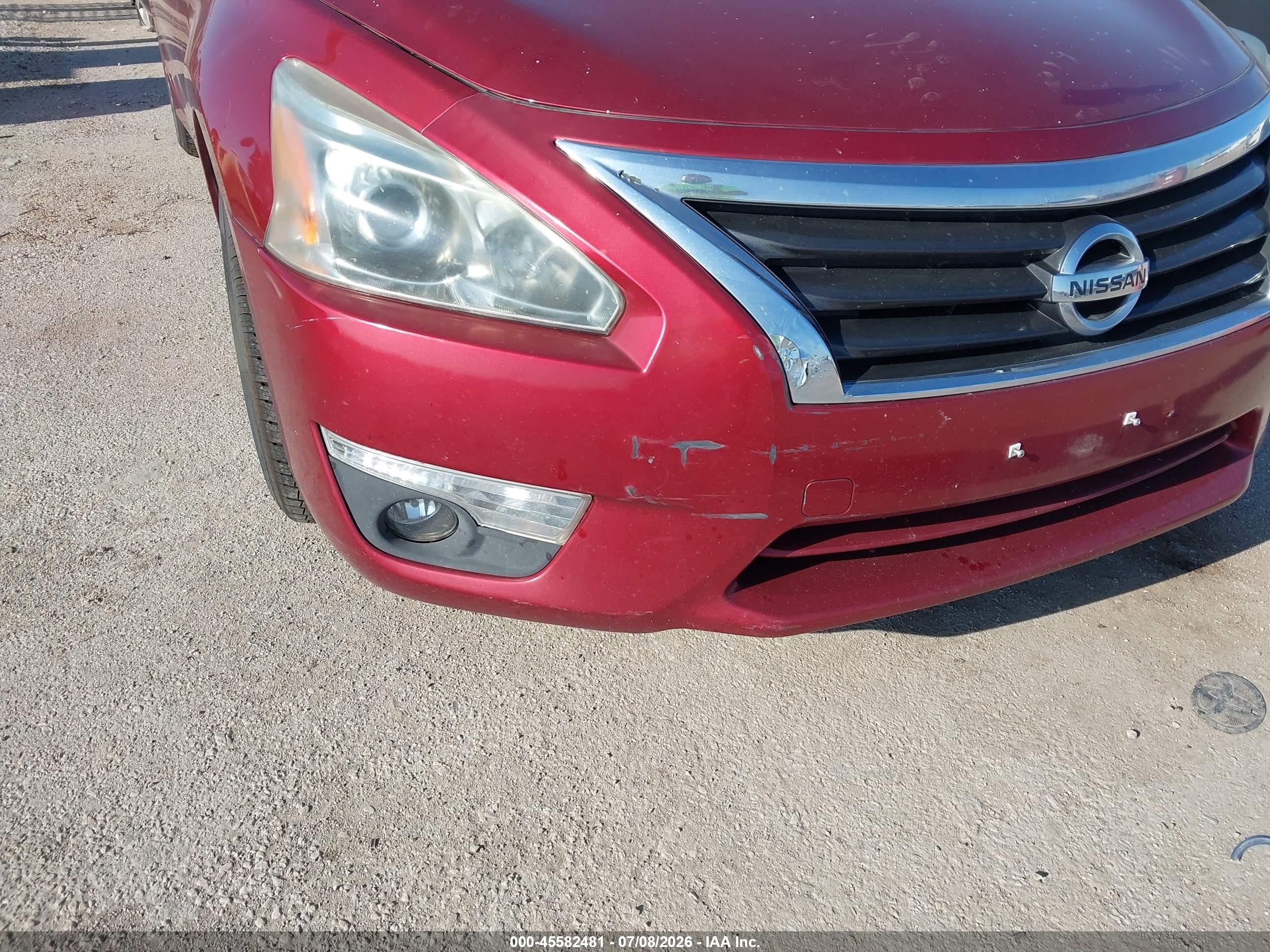2014 Nissan Altima 2.5 S Red vin: 1N4AL3AP9EC268873