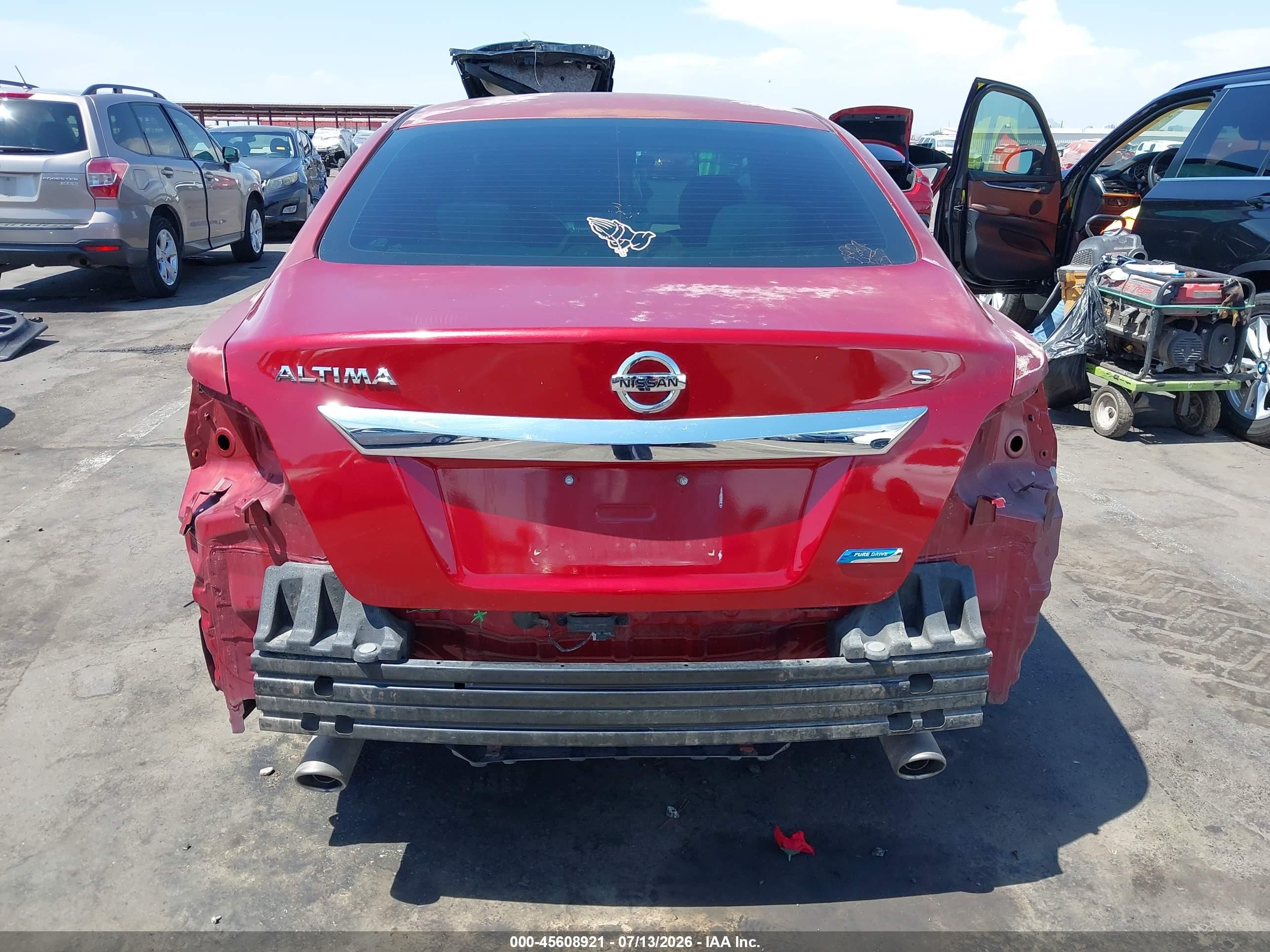 2014 Nissan Altima 2.5/2.5 S/2.5 Sl/2.5 Sv Красный vin: 1N4AL3AP9EC272468