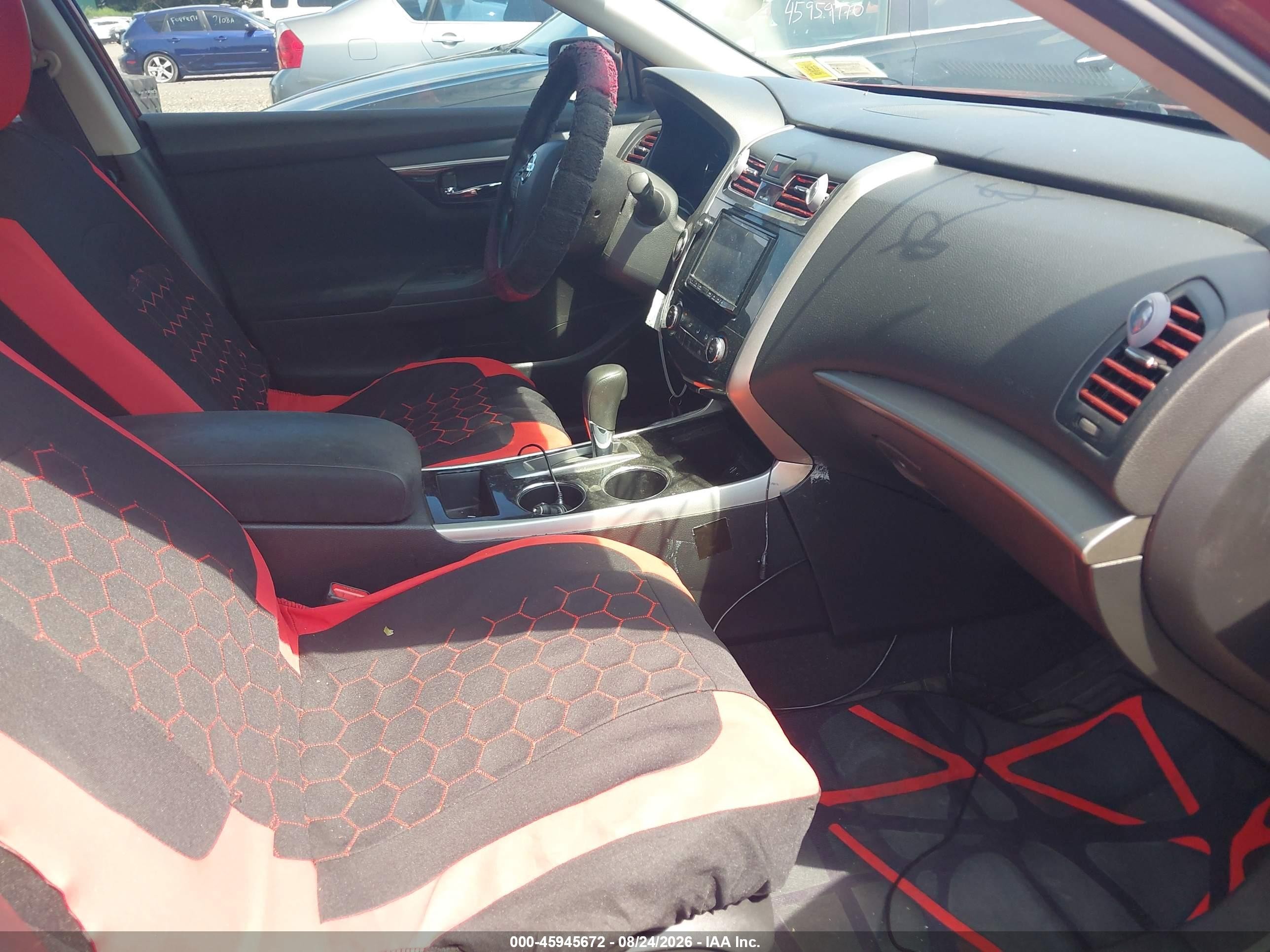 2014 Nissan Altima 2.5 S Red vin: 1N4AL3AP9EC281624