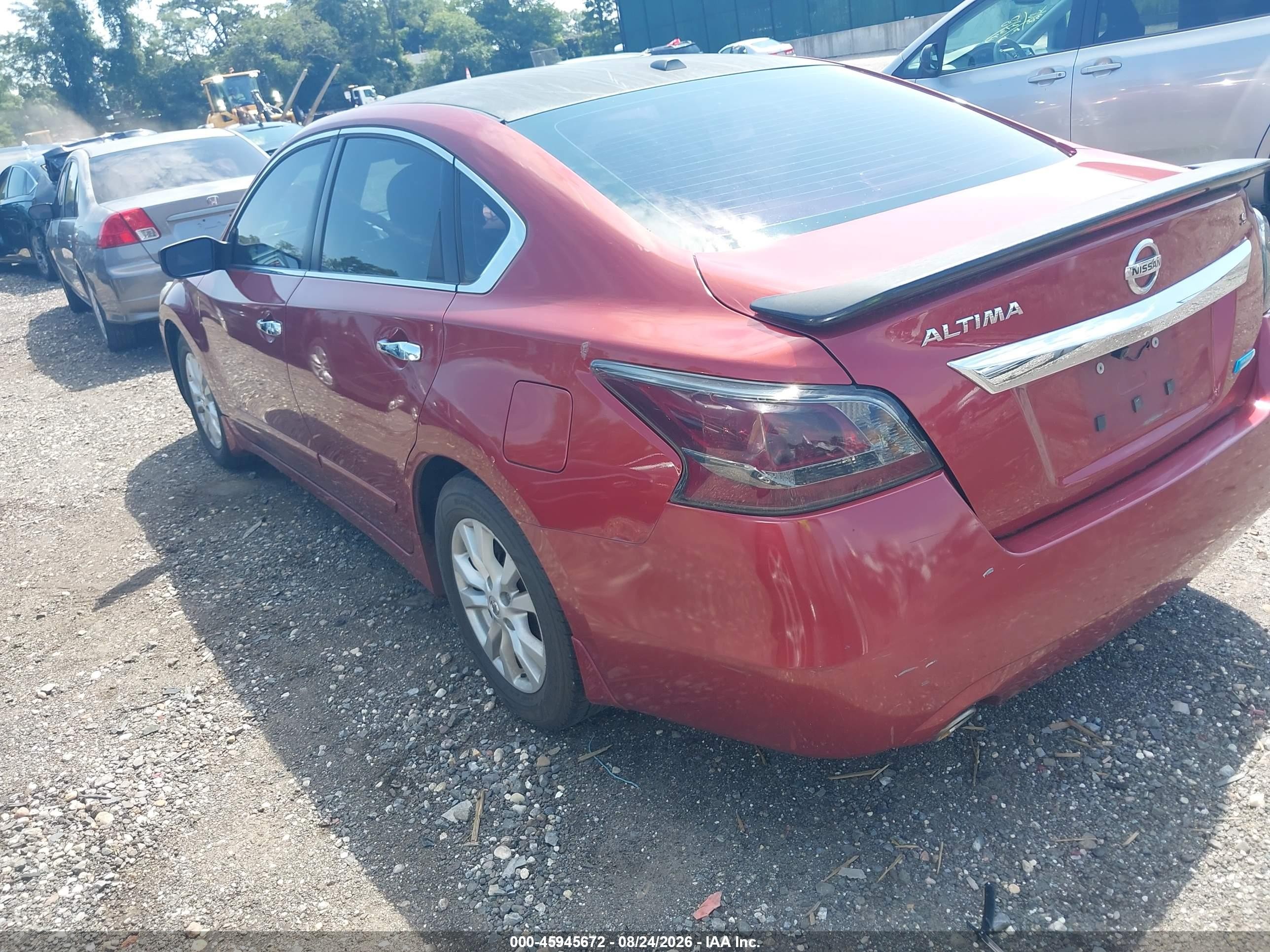 2014 Nissan Altima 2.5 S Red vin: 1N4AL3AP9EC281624