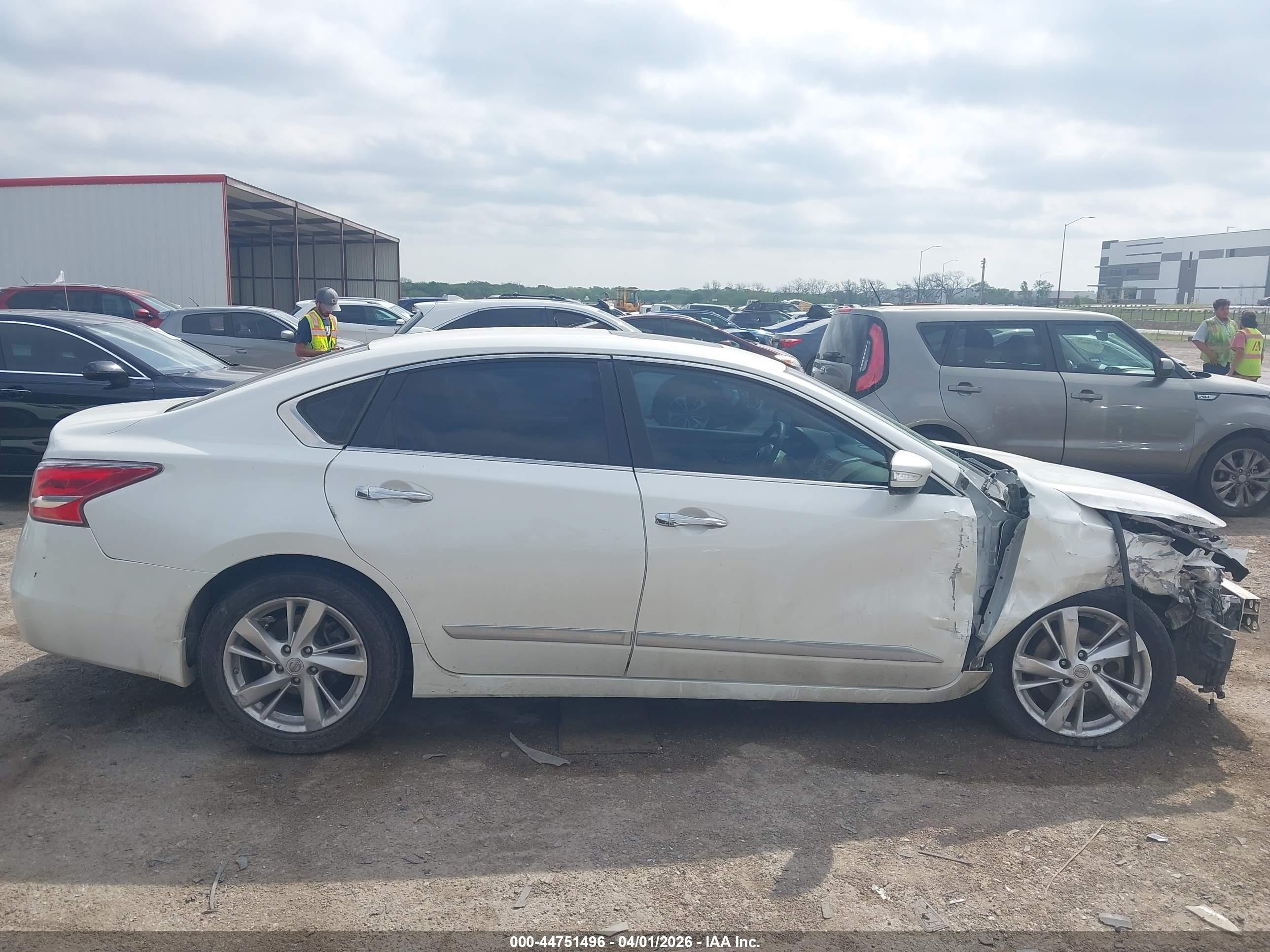 2014 Nissan Altima 2.5 Sl White vin: 1N4AL3AP9EC286211